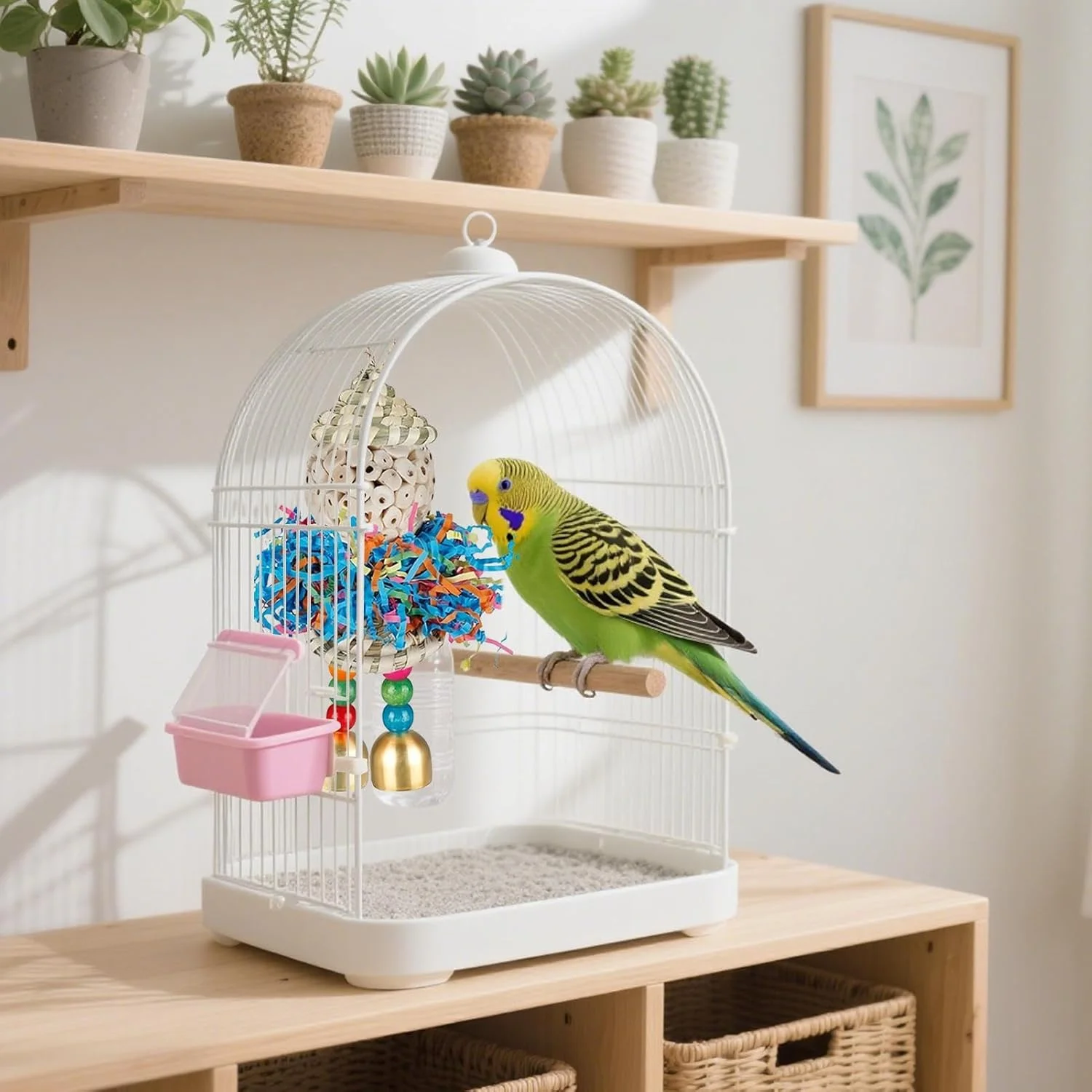 اسباب بازی های جستجوی غذا برای پرندگان، اسباب بازی های خرد کردنی طوطی - توپ جویدنی برای قفس کاکادو، فنچ، عروس هلندی، قناری، مرغ عشق، ماکائو، طوطی اسباب بازی های جستجوی غذا برای پرندگان، اسباب بازی های خرد کردنی طوطی - توپ جویدنی برای قفس کاکادو، فنچ، عروس هلندی، قناری، مرغ عشق، ماکائو، طوطی