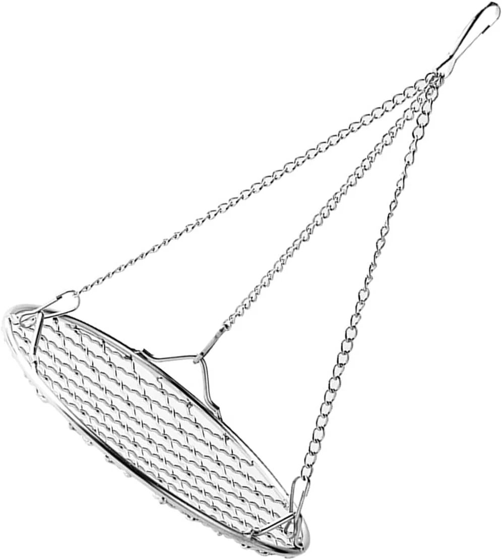 تاب بازی و آویز قفس پرنده استیل ضد زنگ ایمن با زنجیر فلزی برای طوطی، عروس هلندی و پرندگان کوچک خانگی