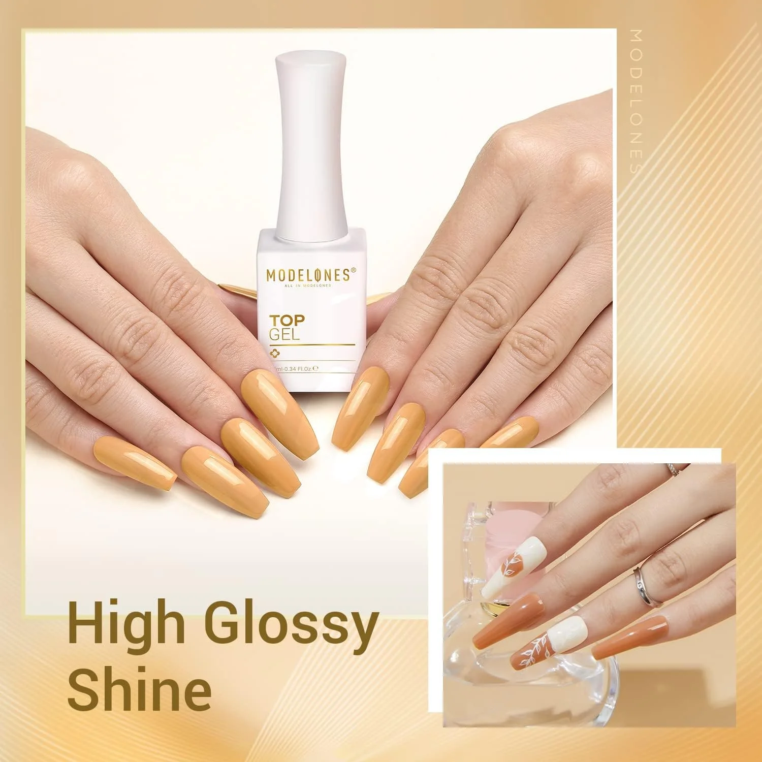 مدلونز تاپ کت ژل مات، 3 عدد تاپ و بیس کت ژل بدون نیاز به دستمال، افکت مخملی مات براق شفاف، لاک ژل بادوام برای استفاده در سالن منزل