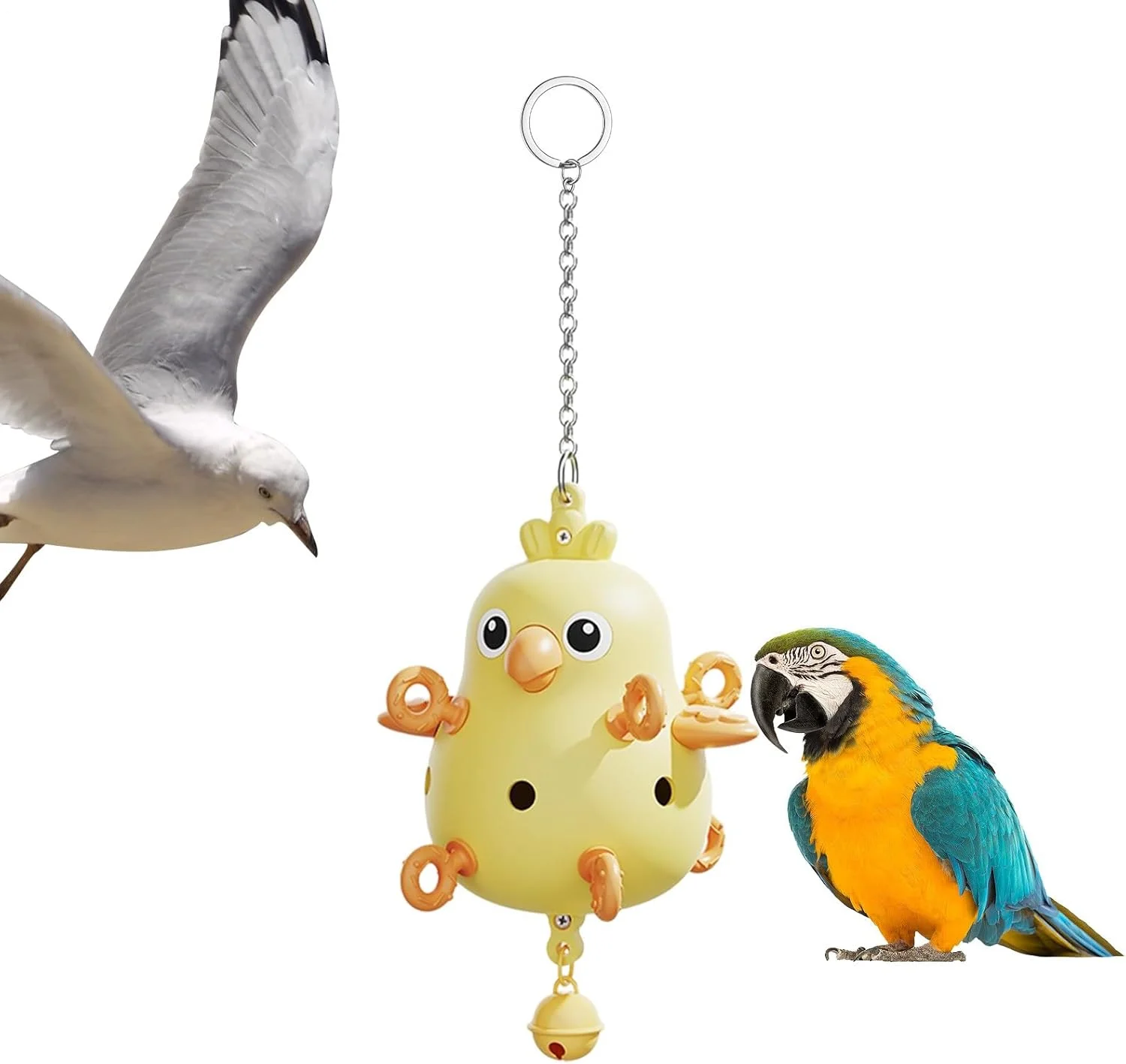 اسباب بازی های جویدنی پرندگان | لوازم سنگ زنی چنگال جویدن طوطی، اسباب بازی های آموزشی پرندگان | برای طوطی برزیلی، طوطی خاکستری، مرغ عشق، دامپزشکان پرندگان، پناهگاه های حیوانات، باغ وحش ها، مربیان، فصل تولید مثل