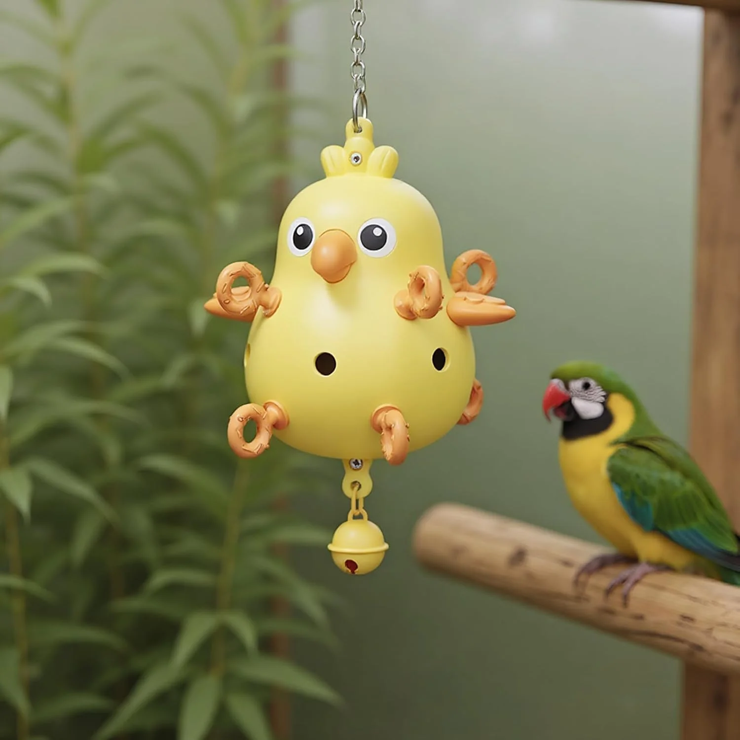 اسباب بازی های جویدنی پرندگان | لوازم سنگ زنی چنگال جویدن طوطی، اسباب بازی های آموزشی پرندگان | برای طوطی برزیلی، طوطی خاکستری، مرغ عشق، دامپزشکان پرندگان، پناهگاه های حیوانات، باغ وحش ها، مربیان، فصل تولید مثل