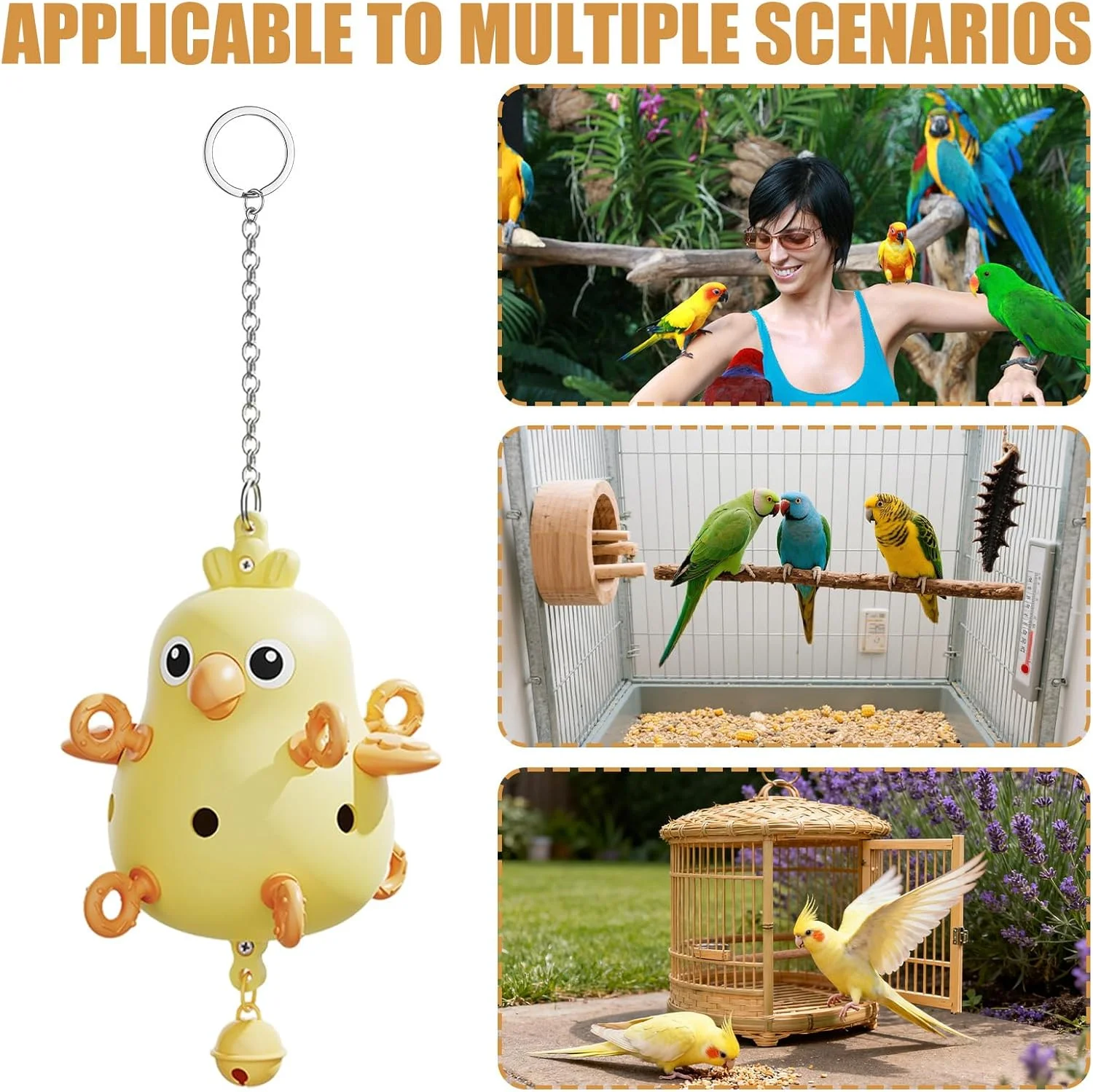 اسباب بازی های جویدنی پرندگان | لوازم سنگ زنی چنگال جویدن طوطی، اسباب بازی های آموزشی پرندگان | برای طوطی برزیلی، طوطی خاکستری، مرغ عشق، دامپزشکان پرندگان، پناهگاه های حیوانات، باغ وحش ها، مربیان، فصل تولید مثل