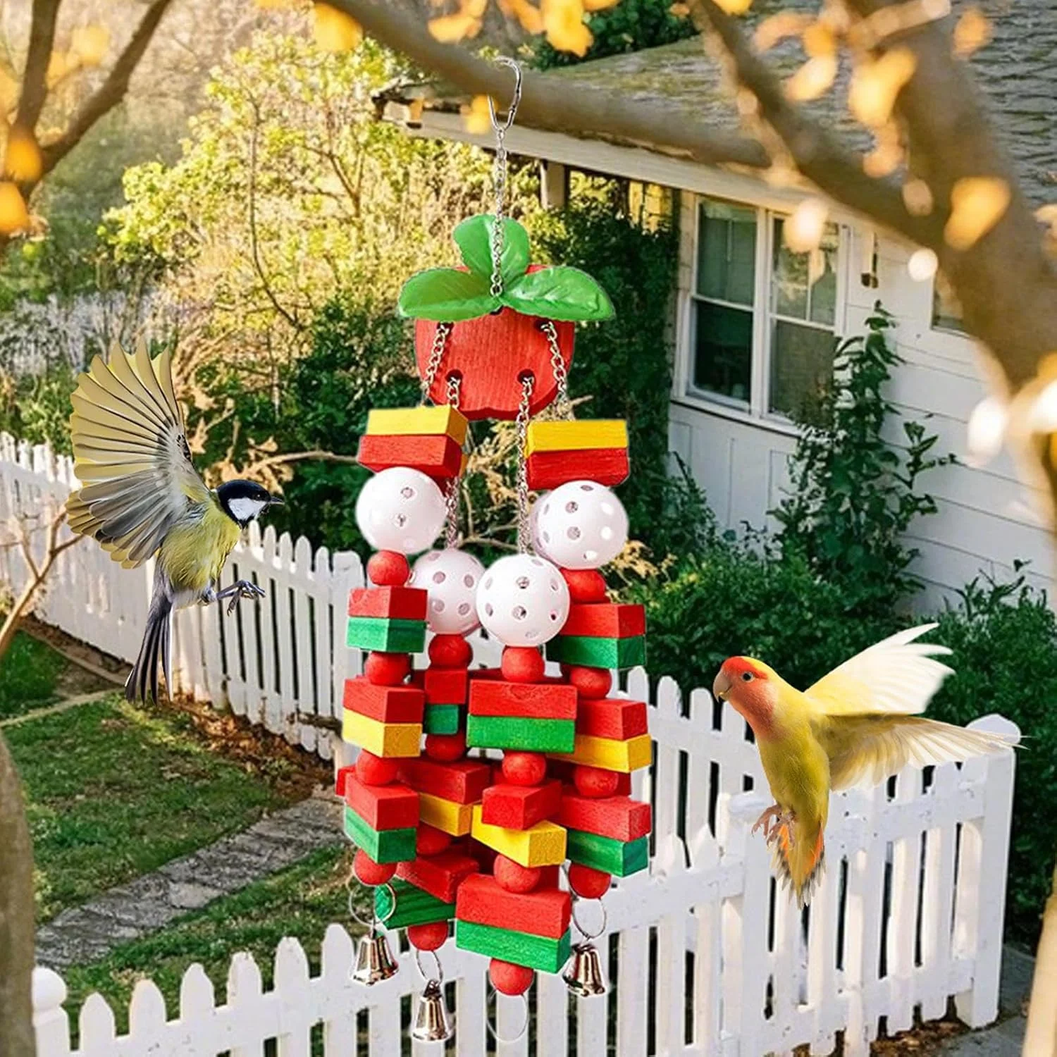 اسباب بازی پرندگان برای طوطی | لوازم جانبی قفس پرنده اسباب بازی کانور | لوازم جانبی قفس مرغ عشق لوازم حیوانات خانگی برای سنگ زنی نوک، جویدن، جستجو غذا، مرغ عشق، عروس هلندی، کاکادو، طوطی خاکستری آفریقایی اسباب بازی پرندگان برای طوطی | لوازم جانبی قفس پرنده اسباب بازی کانور | لوازم جانبی قفس مرغ عشق لوازم حیوانات خانگی برای سنگ زنی نوک، جویدن، جستجو غذا، مرغ عشق، عروس هلندی، کاکادو، طوطی خاکستری آفریقایی