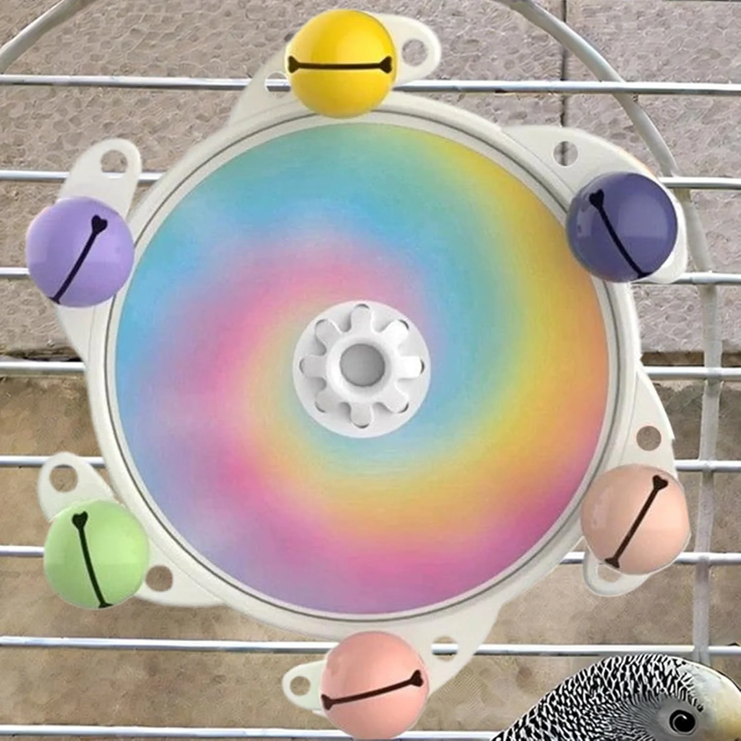 اسباب بازی پرنده برای مرغ عشق - اسباب بازی قفس پرنده طوطی چرخشی، پازل جویدنی سرگرم کننده و همراه برای ایوان، باغ، بالکن، لبه پنجره، عروس هلندی، لوریکیت و مرغ عشق اسباب بازی پرنده برای مرغ عشق - اسباب بازی قفس پرنده طوطی چرخشی، پازل جویدنی سرگرم کننده و همراه برای ایوان، باغ، بالکن، لبه پنجره، عروس هلندی، لوریکیت و مرغ عشق