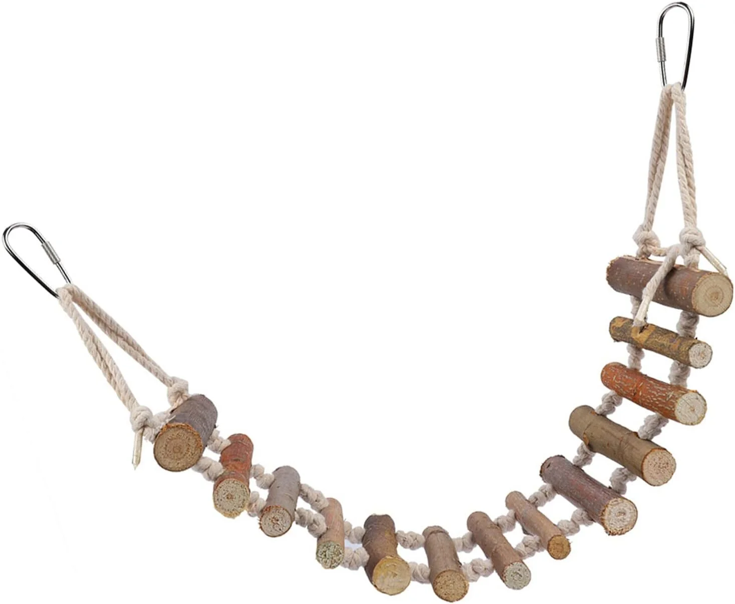 تاب چوبی اسباب بازی Fafeicy برای تحریک ذهنی و بازی فیزیکی پرندگان کوچک تا متوسط ​​- اسباب بازی جویدنی سازگار با محیط زیست