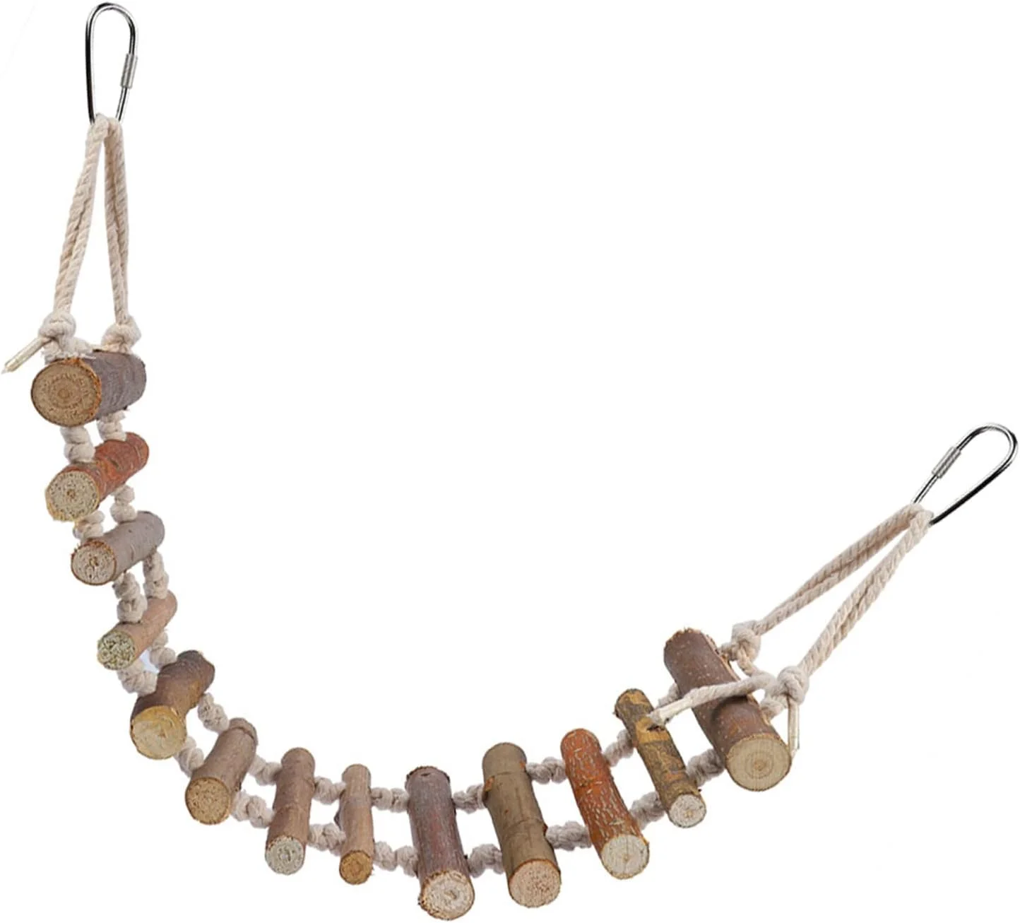 تاب چوبی اسباب بازی Fafeicy برای تحریک ذهنی و بازی فیزیکی پرندگان کوچک تا متوسط ​​- اسباب بازی جویدنی سازگار با محیط زیست