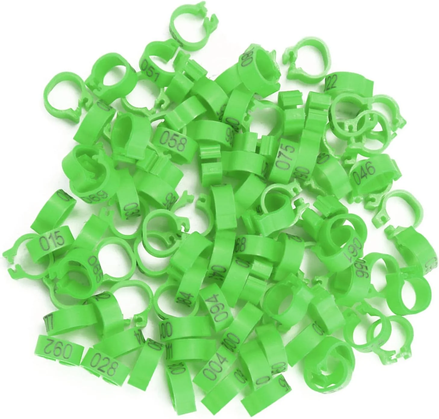 فافهیسی بسته 100 عددی حلقه پای پرندگان بالغ پلاستیکی شماره دار 8 میلی متری 001-100 (سبز) فافهیسی بسته 100 عددی حلقه پای پرندگان بالغ پلاستیکی شماره دار 8 میلی متری 001-100 (سبز)