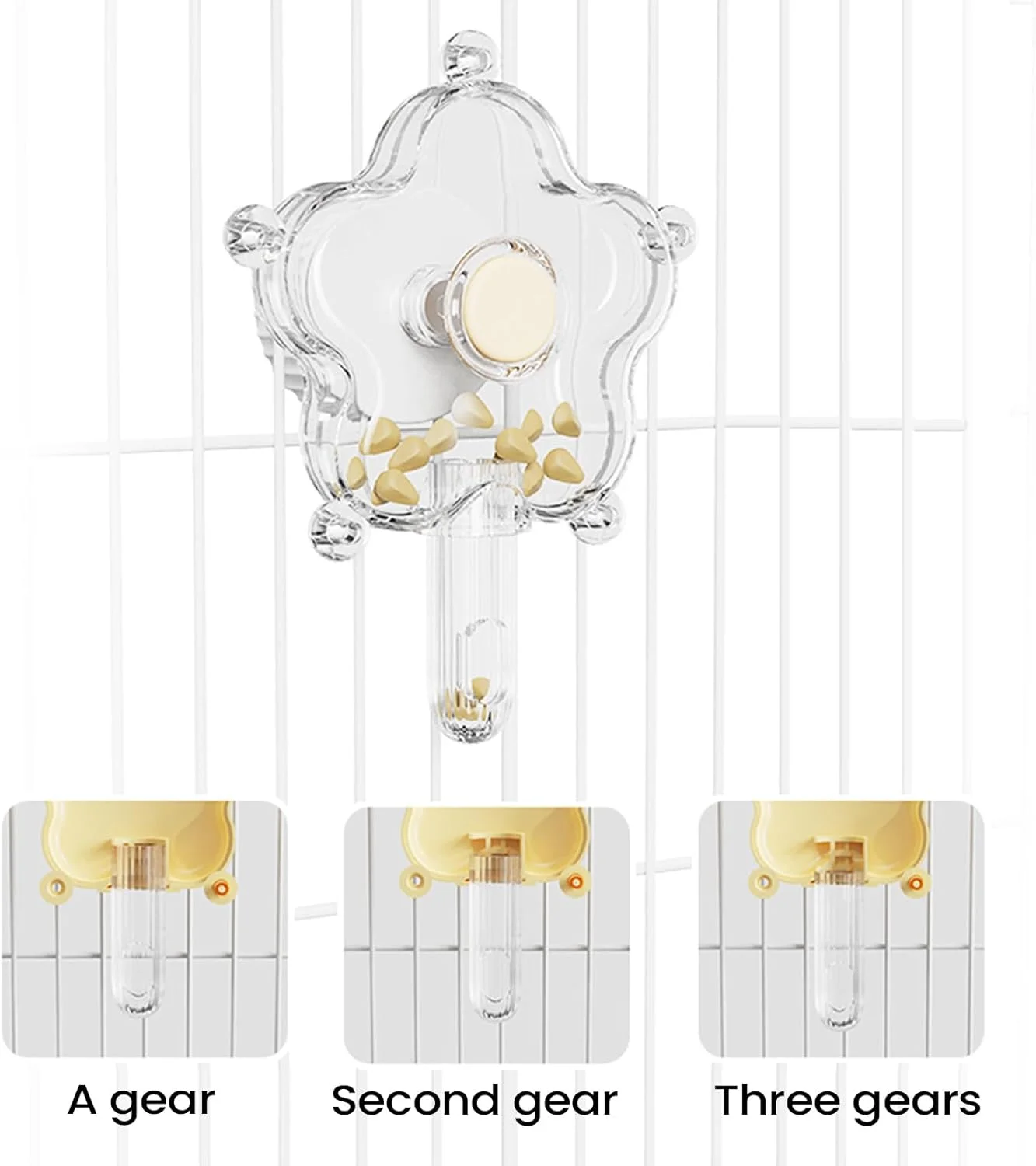 اسباب بازی های جستجوی غذا برای طوطی | فعالیت چرخشی قفس | اسباب بازی پخش کننده خوراکی پرنده طرح گل - برای زمان تنهایی در خانه، تحریک ذهنی، فضای غنی سازی منطقه تمرین و مدیریت رفتار