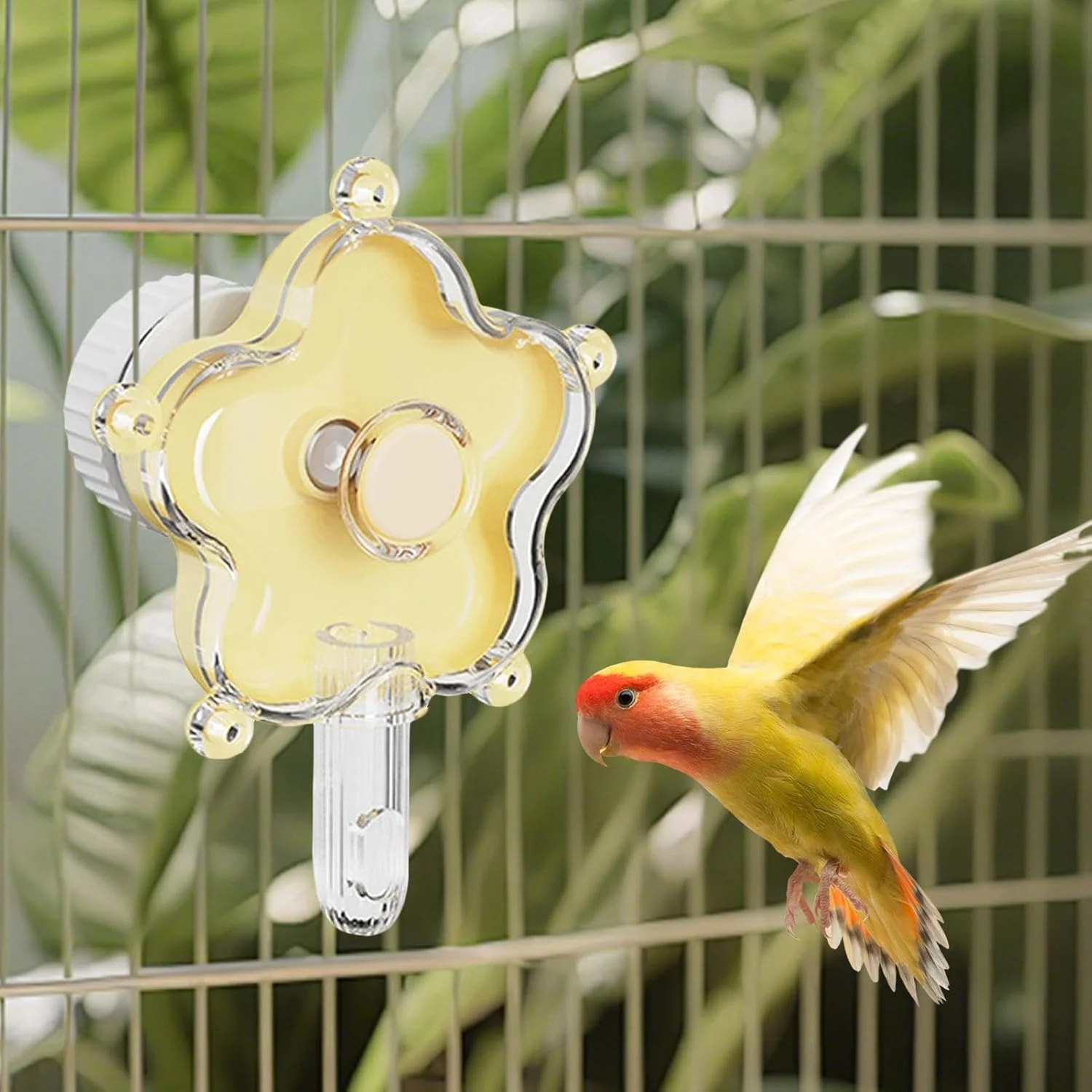 اسباب بازی های جستجوی غذا برای عروس هلندی | لوازم جانبی قفس تعاملی چرخشی، اسباب بازی پخش کننده خوراکی پرنده طرح گل | برای زمان تنهایی در خانه، تحریک ذهنی، فضای غنی سازی منطقه تمرین، مدیریت رفتار و آموزش اسباب بازی های جستجوی غذا برای عروس هلندی | لوازم جانبی قفس تعاملی چرخشی، اسباب بازی پخش کننده خوراکی پرنده طرح گل | برای زمان تنهایی در خانه، تحریک ذهنی، فضای غنی سازی منطقه تمرین، مدیریت رفتار و آموزش