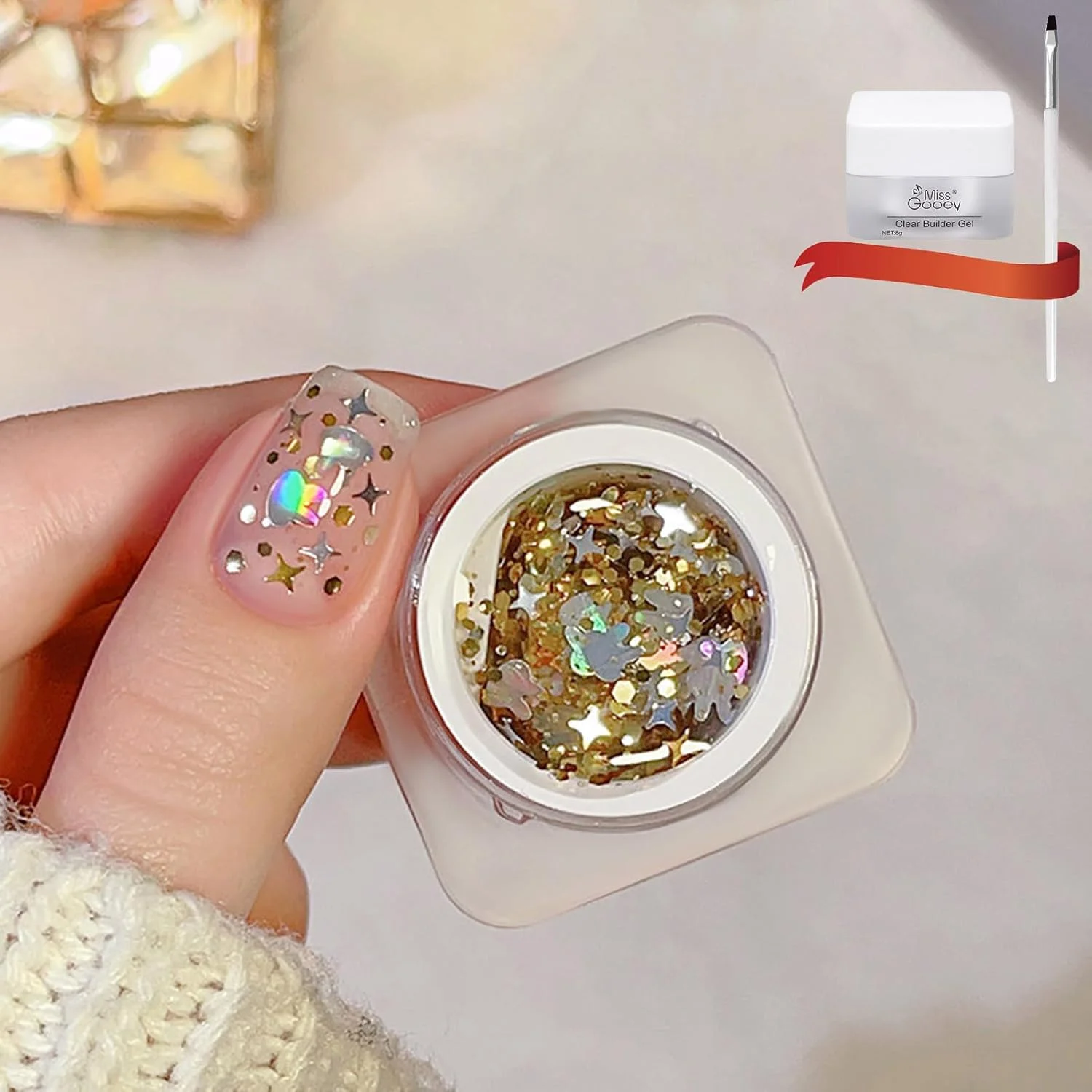 تاپ کت ژل براق کننده سریع خشک شونده میس گویی، مناسب لاک یو وی و ال ای دی، حجم دهنده، مقاوم در برابر لک، وگان، ماندگاری بالا، مقاوم در برابر انجام کارهای خانه، بدون پوسته شدن لاک، 15 میلی لیتر