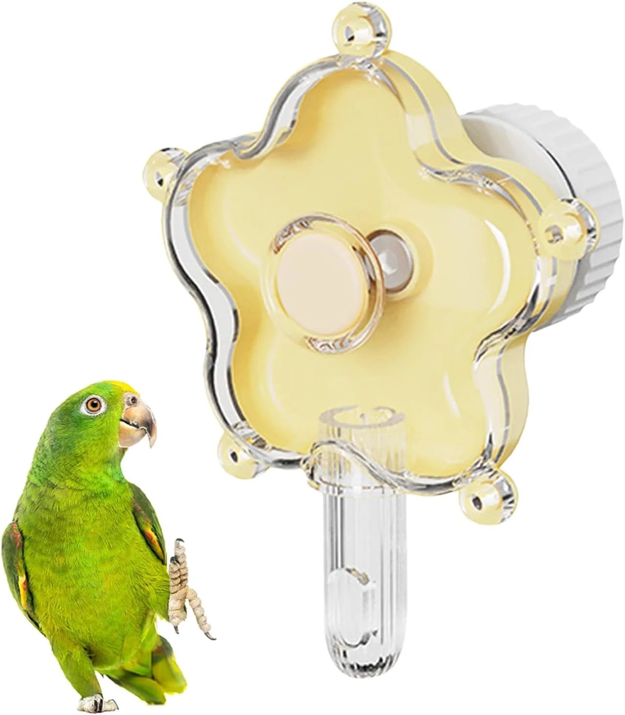 اسباب بازی جستجوی غذا برای طوطی | لوازم جانبی قفس چرخشی - اسباب بازی پخش کننده خوراکی پرنده طرح گل، برای تحریک ذهنی و تمرین در زمان تنهایی، فضای غنی سازی و مدیریت رفتار اسباب بازی جستجوی غذا برای طوطی | لوازم جانبی قفس چرخشی - اسباب بازی پخش کننده خوراکی پرنده طرح گل، برای تحریک ذهنی و تمرین در زمان تنهایی، فضای غنی سازی و مدیریت رفتار