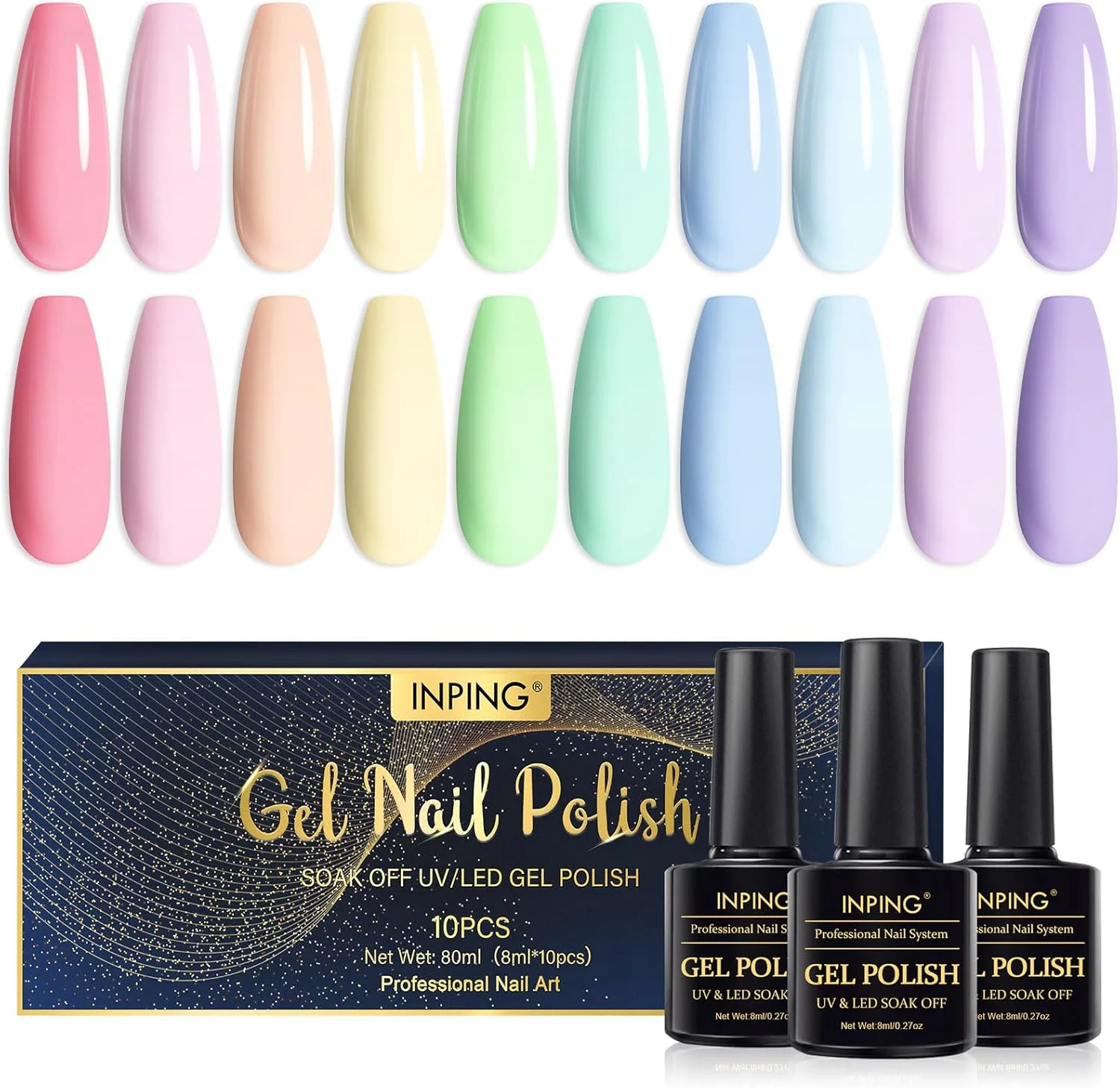 لاک ژل ناخن UV پاستیلی، بسته 10 عددی لاک ژل پاستیلی بهاری و تابستانی ماکارون، لاک ژل رنگ های صورتی آبی زرد بنفش خاکستری آبنباتی برای طراحی ناخن زنانه، ست هدیه مانیکور تعطیلات لاک ژل ناخن UV پاستیلی، بسته 10 عددی لاک ژل پاستیلی بهاری و تابستانی ماکارون، لاک ژل رنگ های صورتی آبی زرد بنفش خاکستری آبنباتی برای طراحی ناخن زنانه، ست هدیه مانیکور تعطیلات