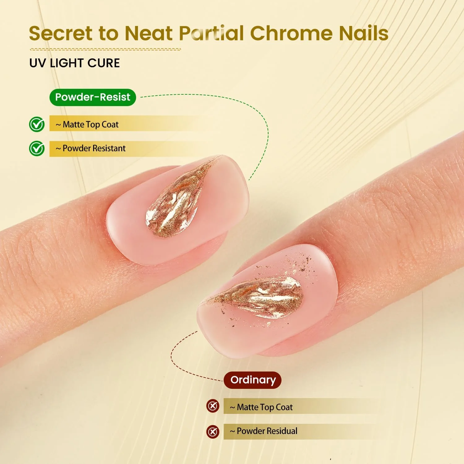 تاپ کت ژل مات جادسون - 16.5 میلی لیتر، مقاوم در برابر پودر، بدون نیاز به دستمال، مناسب برای طراحی ناخن با پودر کروم، صاف و مات، نیاز به خشک شدن با اشعه ماوراء بنفش تاپ کت ژل مات جادسون - 16.5 میلی لیتر، مقاوم در برابر پودر، بدون نیاز به دستمال، مناسب برای طراحی ناخن با پودر کروم، صاف و مات، نیاز به خشک شدن با اشعه ماوراء بنفش