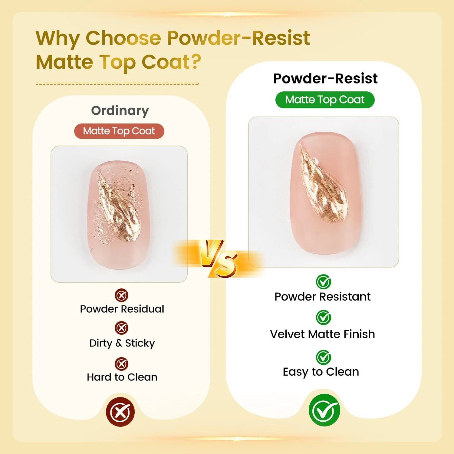 تاپ کت ژل مات جادسون - 16.5 میلی لیتر، مقاوم در برابر پودر، بدون نیاز به دستمال، مناسب برای طراحی ناخن با پودر کروم، صاف و مات، نیاز به خشک شدن با اشعه ماوراء بنفش تاپ کت ژل مات جادسون - 16.5 میلی لیتر، مقاوم در برابر پودر، بدون نیاز به دستمال، مناسب برای طراحی ناخن با پودر کروم، صاف و مات، نیاز به خشک شدن با اشعه ماوراء بنفش