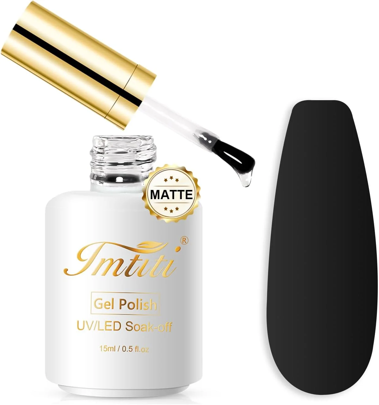 تاپ کت مات ایمتیتی، 15 میلی لیتر، لاک ژل مات، ماندگاری طولانی، خیساندن UV LED برای ناخن های ژلی، طراحی ناخن، هنر ناخن، ست مانیکور