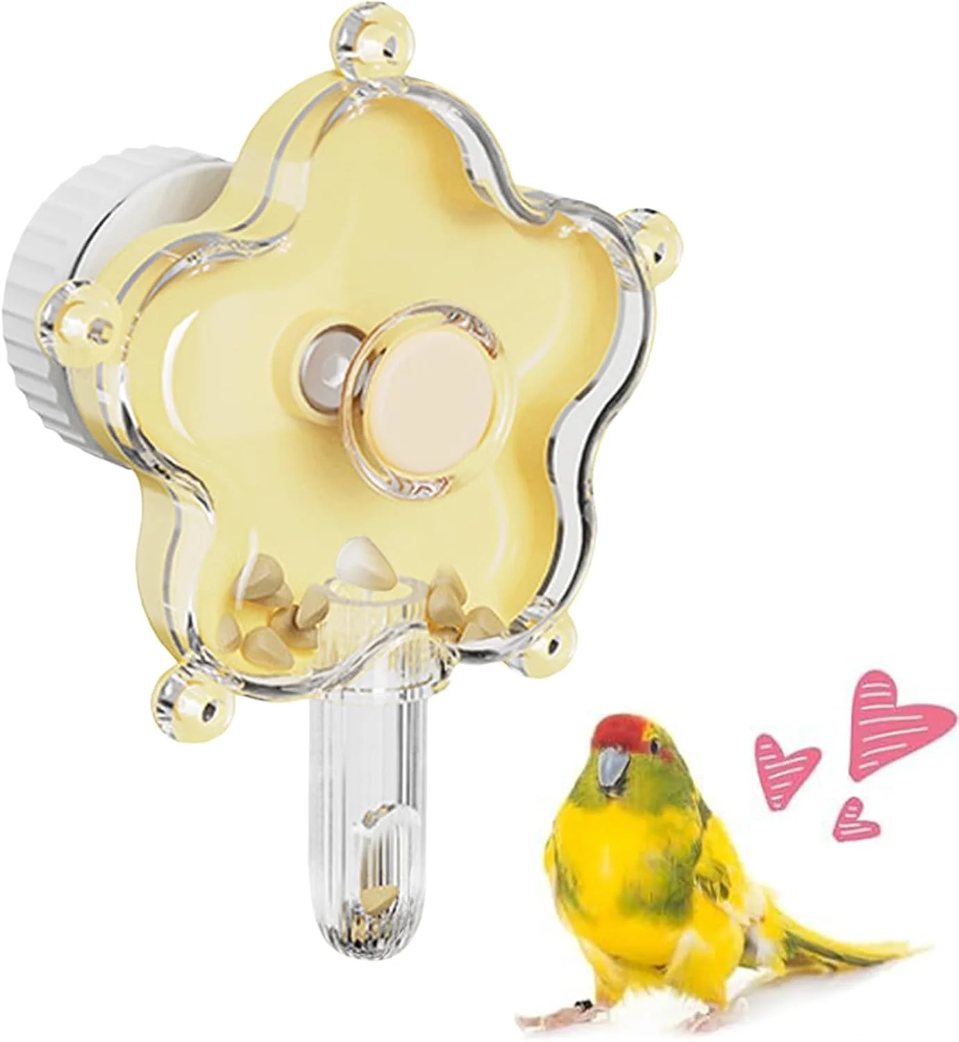 اسباب بازی های جستجوی غذا برای پرندگان - لوازم جانبی قفس تعاملی چرخشی | غذاده آهسته گل پرنده | برای زمان تنهایی در خانه، تحریک ذهنی، فضای غنی سازی منطقه تمرین، مدیریت رفتار، آموزش اسباب بازی های جستجوی غذا برای پرندگان - لوازم جانبی قفس تعاملی چرخشی | غذاده آهسته گل پرنده | برای زمان تنهایی در خانه، تحریک ذهنی، فضای غنی سازی منطقه تمرین، مدیریت رفتار، آموزش