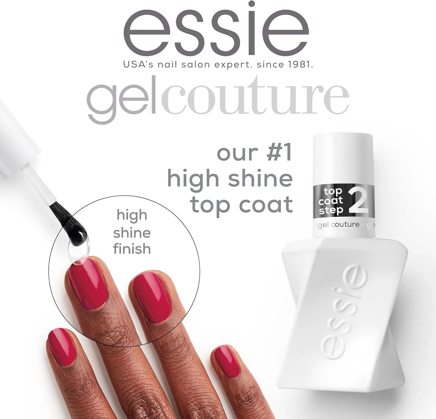 ست دوتایی تاپ کت ژلی بادوام Essie Gel Couture، تاپ کت براق با درخشش بالا و مقاوم در برابر لب پر شدن، مناسب هدیه برای خانم ها و آقایان، 27 میلی لیتر ست دوتایی تاپ کت ژلی بادوام Essie Gel Couture، تاپ کت براق با درخشش بالا و مقاوم در برابر لب پر شدن، مناسب هدیه برای خانم ها و آقایان، 27 میلی لیتر