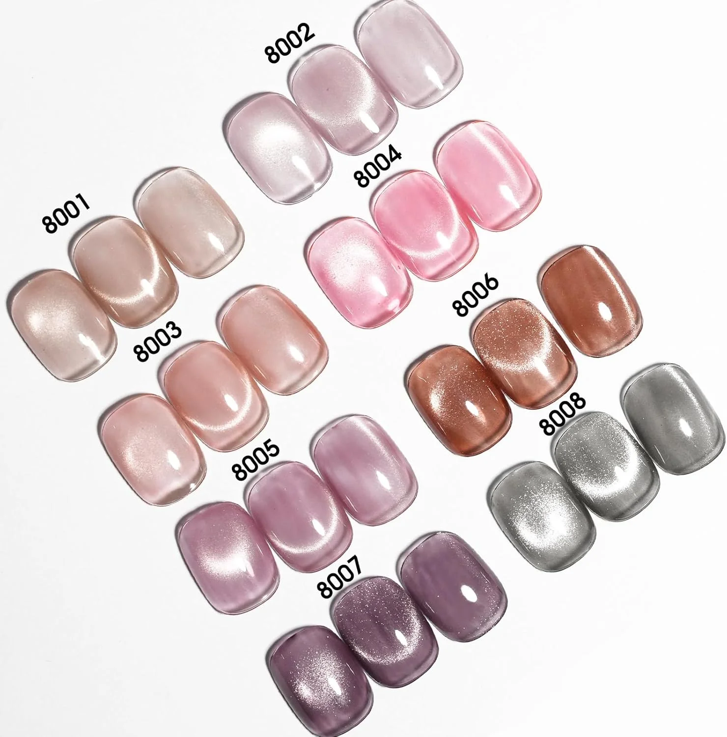 ست لاک ژل چشم گربه ای 8 عددی CANNI، 9 میلی لیتری، ژله ای صورتی قرمز بنفش اکلیلی هولوگرافیک، کیت لاک ژل چشم گربه ای با آهنربا، رنگ های براق، خیساندن، هنر ناخن LED، مانیکور ژلی، هدیه DIY سالن ست لاک ژل چشم گربه ای 8 عددی CANNI، 9 میلی لیتری، ژله ای صورتی قرمز بنفش اکلیلی هولوگرافیک، کیت لاک ژل چشم گربه ای با آهنربا، رنگ های براق، خیساندن، هنر ناخن LED، مانیکور ژلی، هدیه DIY سالن