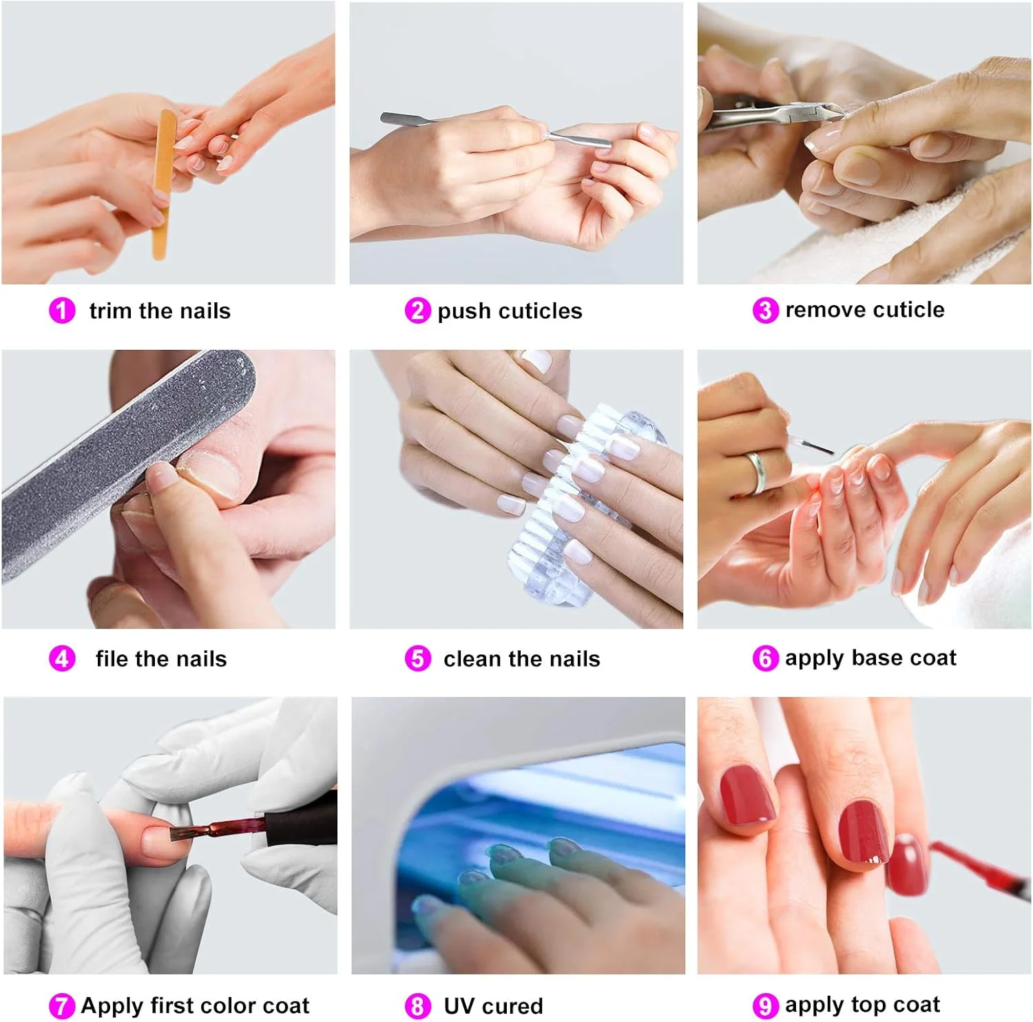 ست لاک ناخن عمومی، کیت ژل 43 تکه با پوشش نهایی مات و براق، مناسب برای خانم ها