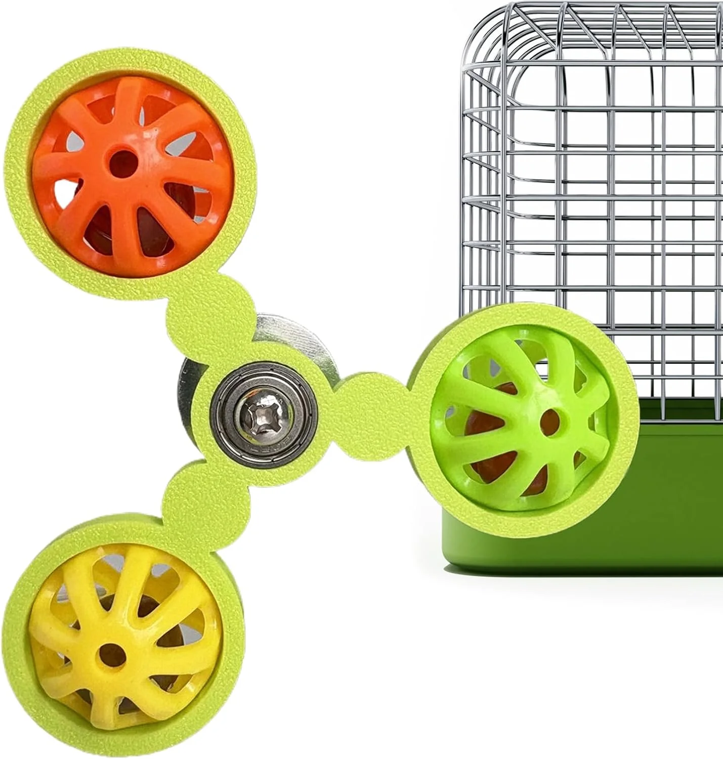 اسباب بازی پرنده، توپ آسیاب بادی چرخشی رنگارنگ برای قفس | اسباب بازی های آموزشی حیوانات خانگی لوازم جانبی قفس برای عروس هلندی، کانور، ماکائو، تمرین، بازی، سرگرمی و غنی سازی کاکادو اسباب بازی پرنده، توپ آسیاب بادی چرخشی رنگارنگ برای قفس | اسباب بازی های آموزشی حیوانات خانگی لوازم جانبی قفس برای عروس هلندی، کانور، ماکائو، تمرین، بازی، سرگرمی و غنی سازی کاکادو