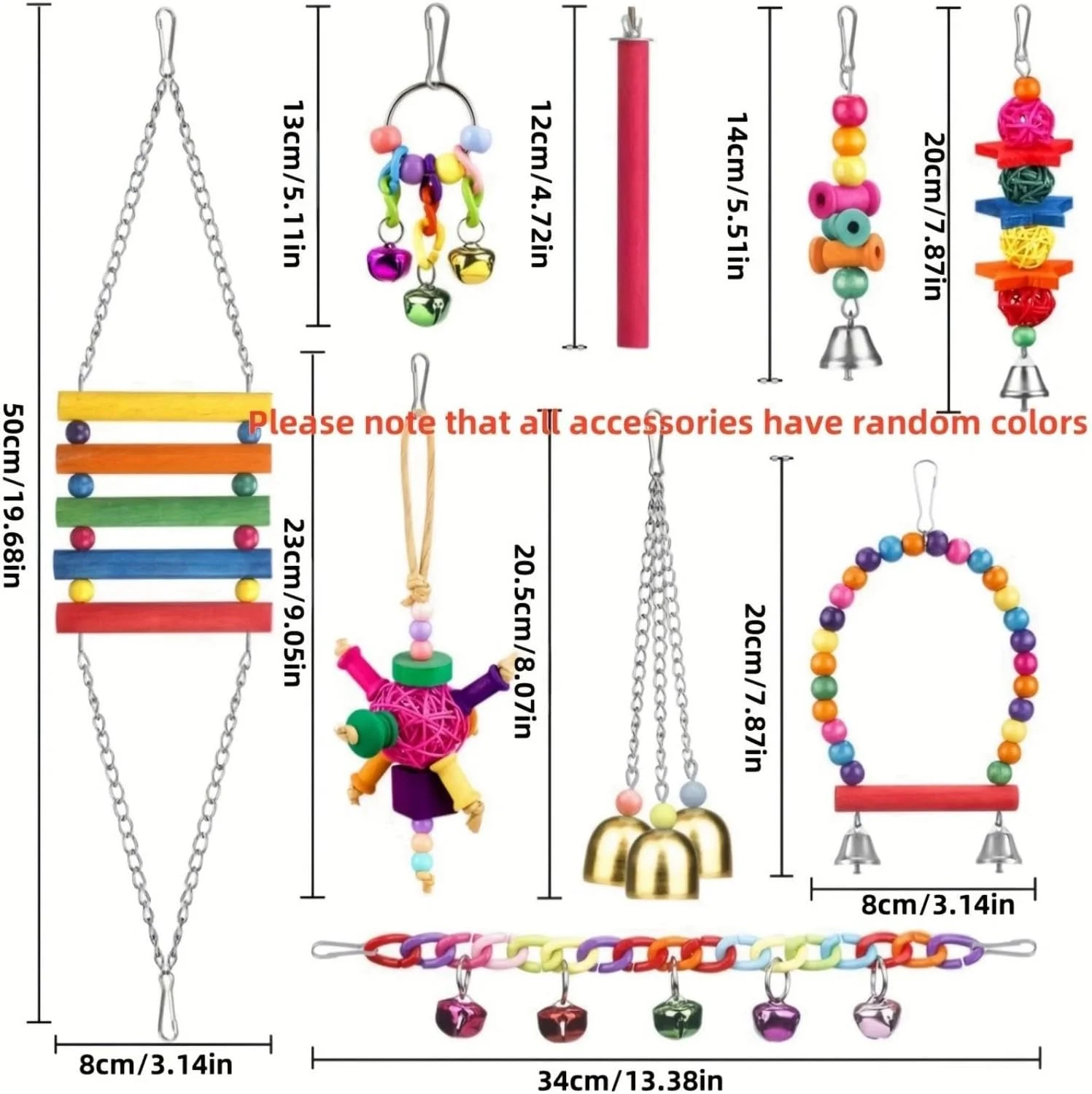 اسباب بازی قفس پرنده، نردبان صعود تاب، اسباب بازی آویز جویدنی پرنده، اسباب بازی میله پرنده برای طوطی های کوچک، مرغ عشق، عروس هلندی، پرندگان عشق، کانور، فنچ، باجی، ماکائو (9 بسته) اسباب بازی قفس پرنده، نردبان صعود تاب، اسباب بازی آویز جویدنی پرنده، اسباب بازی میله پرنده برای طوطی های کوچک، مرغ عشق، عروس هلندی، پرندگان عشق، کانور، فنچ، باجی، ماکائو (9 بسته)
