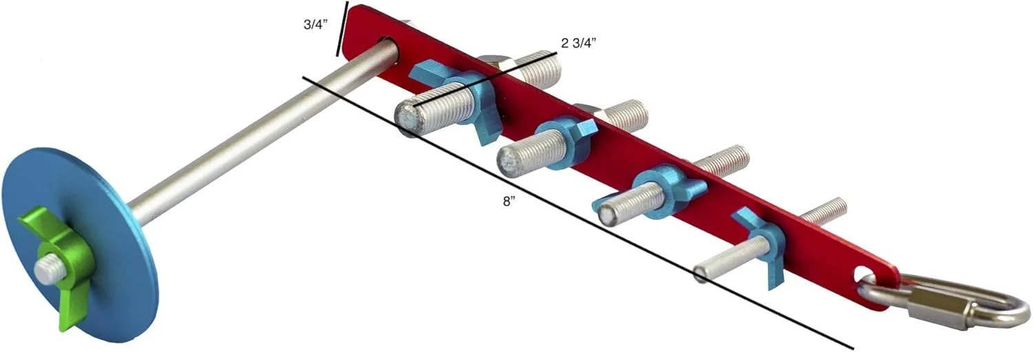 Busy Bird | اسباب بازی نواری چراگاهی پرنده - مهره های بال غیر قابل جابجایی، مهره های شش گوش و اتصال سریع برای اسباب بازی های اضافی - 100% فلزی، بازی فکری نهایی و بازی ذهنی برای پرندگان متوسط تا خیلی بزرگ Busy Bird | اسباب بازی نواری چراگاهی پرنده - مهره های بال غیر قابل جابجایی، مهره های شش گوش و اتصال سریع برای اسباب بازی های اضافی - 100% فلزی، بازی فکری نهایی و بازی ذهنی برای پرندگان متوسط تا خیلی بزرگ