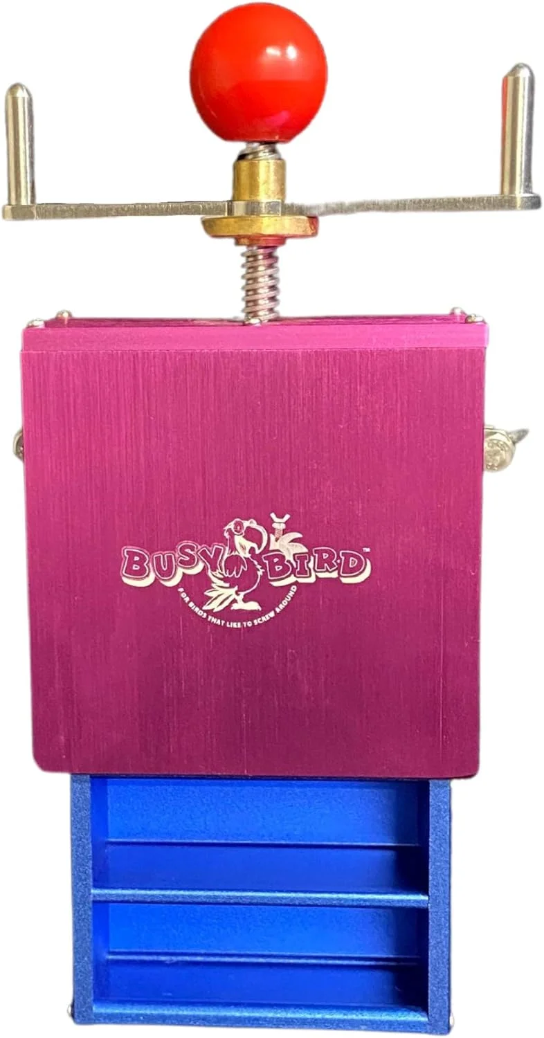 اسباب بازی پرنده Busy Bird | Ele-Waiter، اسباب بازی جستجوی غذا برای پرندگان - بازوی هلیکوپتری آسانسور را تنظیم می کند تا خوراکی ها نمایان شوند - 100% فلزی، بازی فکری نهایی برای پرندگان متوسط تا خیلی بزرگ اسباب بازی پرنده Busy Bird | Ele-Waiter، اسباب بازی جستجوی غذا برای پرندگان - بازوی هلیکوپتری آسانسور را تنظیم می کند تا خوراکی ها نمایان شوند - 100% فلزی، بازی فکری نهایی برای پرندگان متوسط تا خیلی بزرگ