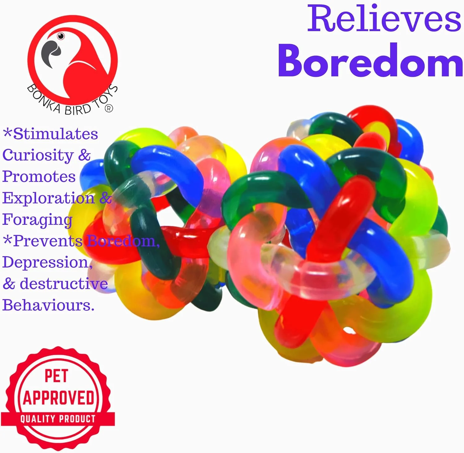 بسته 3 عددی اسباب بازی توپی ویبلی Bonka Bird Toys 2013، سایز 3 اینچ، مناسب طوطی، گربه، سگ، کودکان، هدیه مهمانی، بازی پرشی و کاردستی بسته 3 عددی اسباب بازی توپی ویبلی Bonka Bird Toys 2013، سایز 3 اینچ، مناسب طوطی، گربه، سگ، کودکان، هدیه مهمانی، بازی پرشی و کاردستی