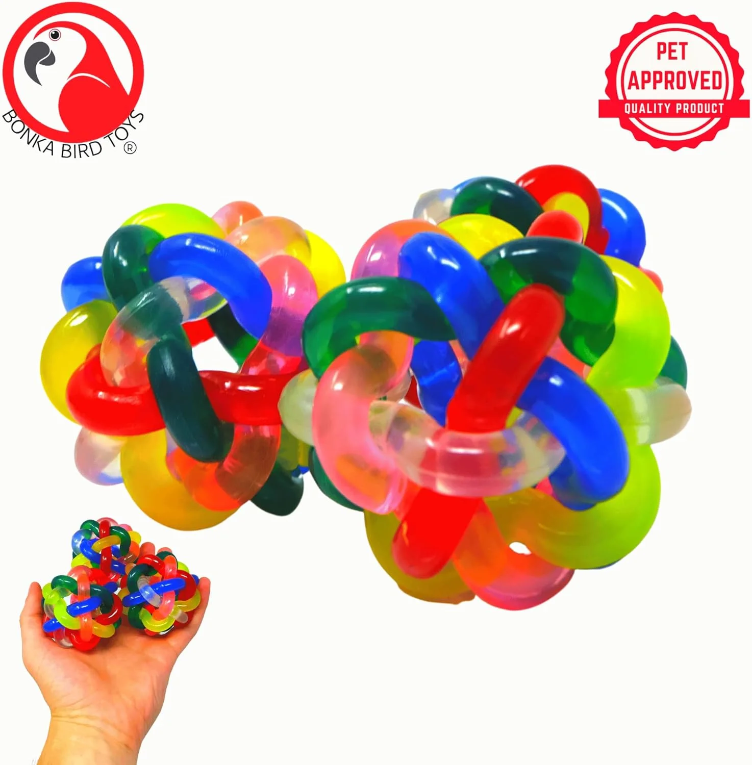 بسته 3 عددی اسباب بازی توپی ویبلی Bonka Bird Toys 2013، سایز 3 اینچ، مناسب طوطی، گربه، سگ، کودکان، هدیه مهمانی، بازی پرشی و کاردستی بسته 3 عددی اسباب بازی توپی ویبلی Bonka Bird Toys 2013، سایز 3 اینچ، مناسب طوطی، گربه، سگ، کودکان، هدیه مهمانی، بازی پرشی و کاردستی