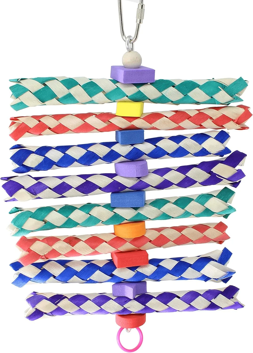 اسباب بازی پرنده بونکا مدل 1243 بسته 2 عددی فومی دلایت، خرد کردنی، رنگارنگ، مناسب طوطی، عروس هلندی، کوتوله برزیلی، طوطی کوتوله، مرغ عشق