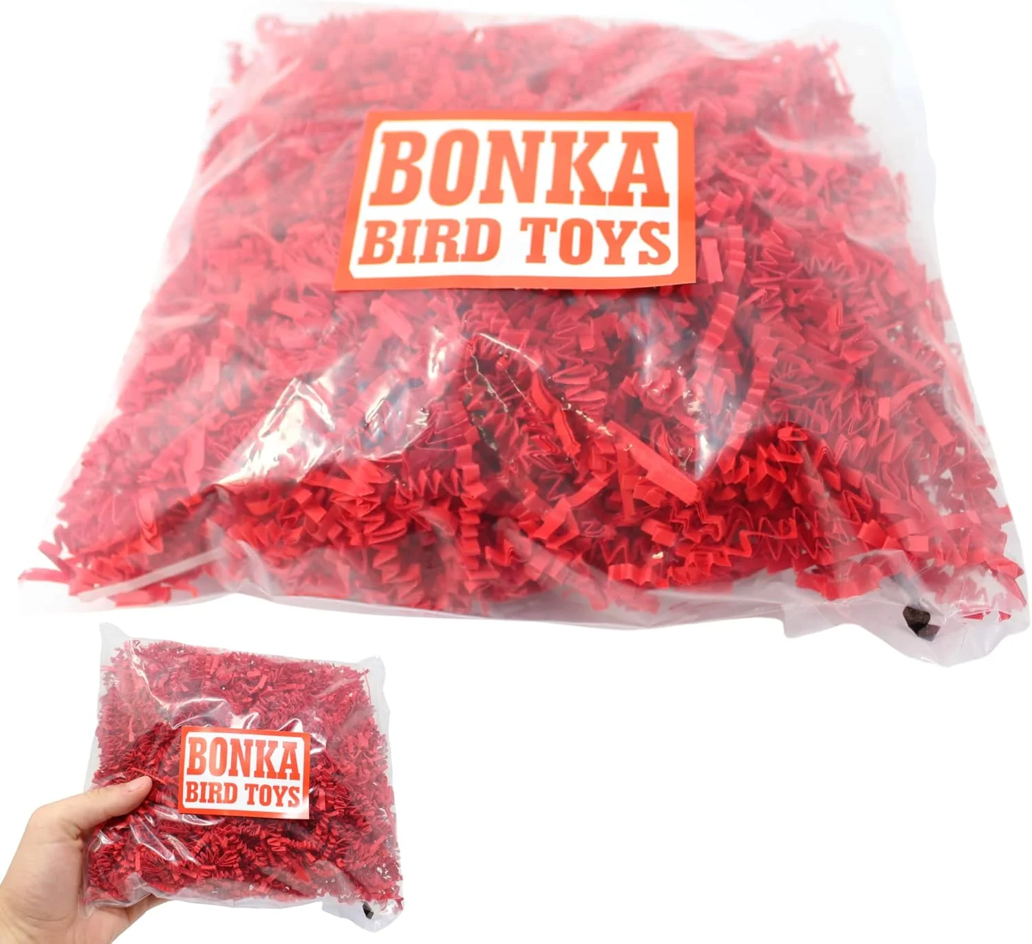 اسباب بازی پرندگان بونکا، کاغذ خرد شده رنگی برای جویدن، جستجو، لانه سازی، تشویقی، طبیعی، چند منظوره، مناسب برای کاردستی، پروژه ها، عروس هلندی، مرغ عشق، کانور، آمازون و سایر پرندگان مشابه (قرمز) اسباب بازی پرندگان بونکا، کاغذ خرد شده رنگی برای جویدن، جستجو، لانه سازی، تشویقی، طبیعی، چند منظوره، مناسب برای کاردستی، پروژه ها، عروس هلندی، مرغ عشق، کانور، آمازون و سایر پرندگان مشابه (قرمز)