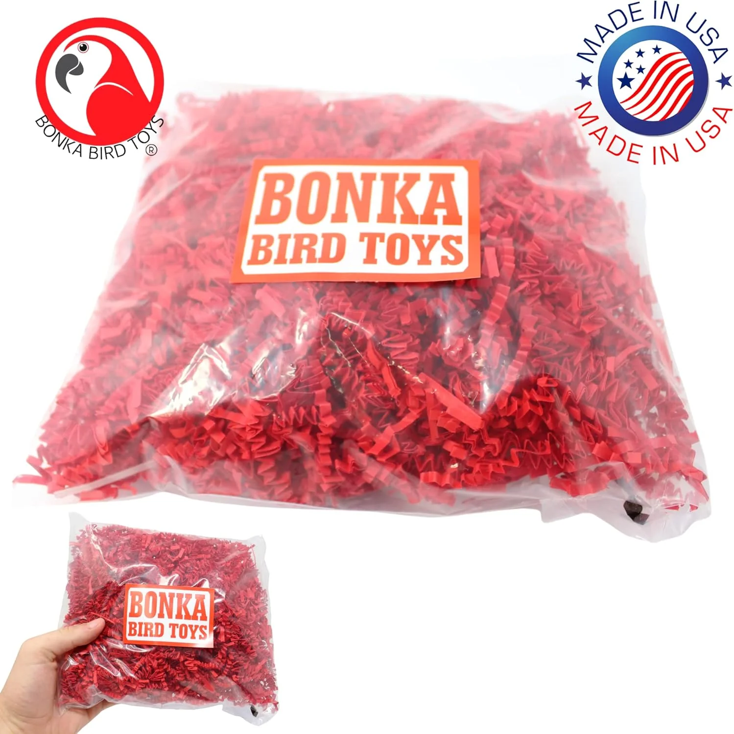 اسباب بازی پرندگان بونکا، کاغذ خرد شده رنگی برای جویدن، جستجو، لانه سازی، تشویقی، طبیعی، چند منظوره، مناسب برای کاردستی، پروژه ها، عروس هلندی، مرغ عشق، کانور، آمازون و سایر پرندگان مشابه (قرمز) اسباب بازی پرندگان بونکا، کاغذ خرد شده رنگی برای جویدن، جستجو، لانه سازی، تشویقی، طبیعی، چند منظوره، مناسب برای کاردستی، پروژه ها، عروس هلندی، مرغ عشق، کانور، آمازون و سایر پرندگان مشابه (قرمز)