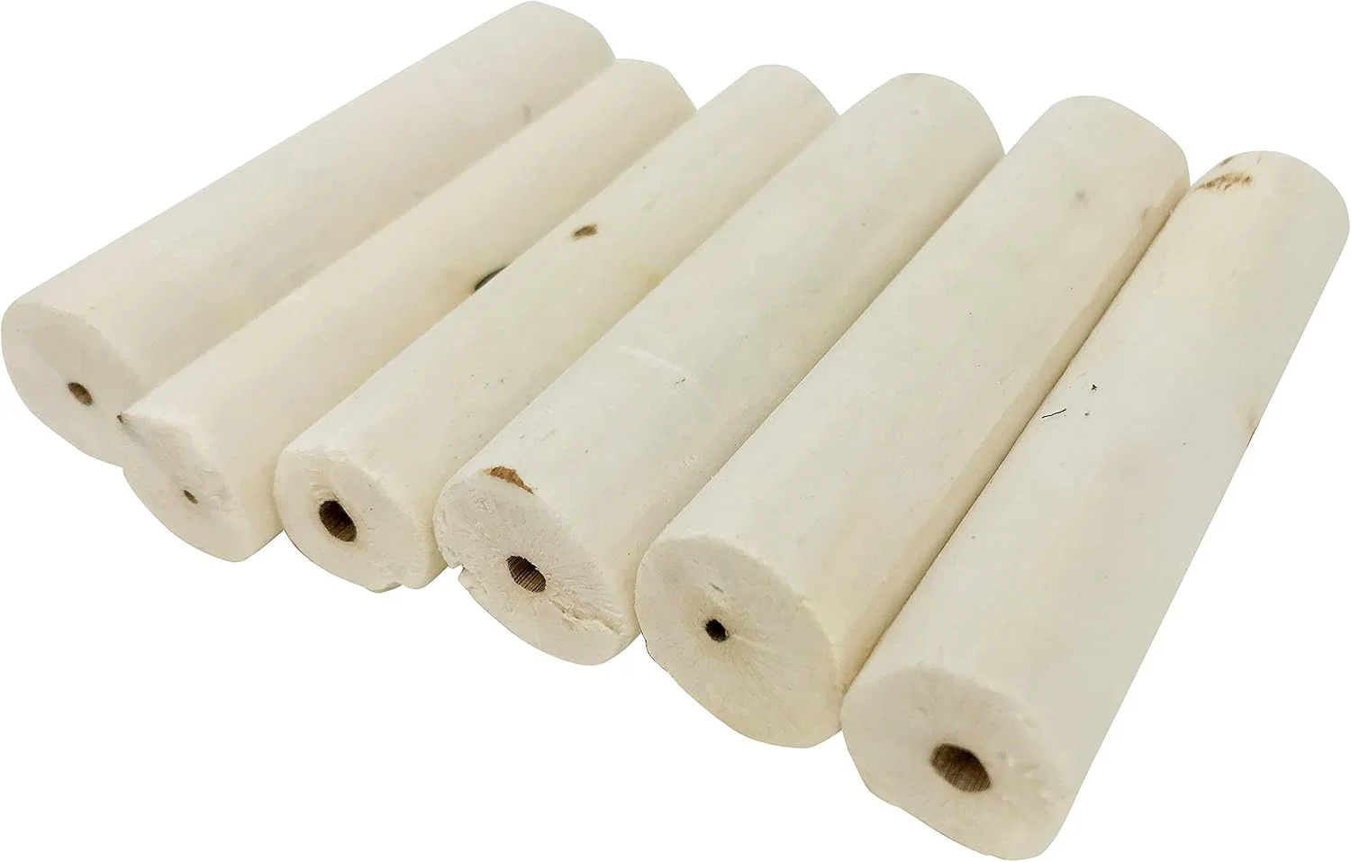 اسباب بازی پرندگان بنکا 1288 بسته 6 عددی چوب سولا طبیعی، جویدنی نرم برای جستجوی غذا، مناسب طوطی، مرغ عشق، فنچ و ماکائو