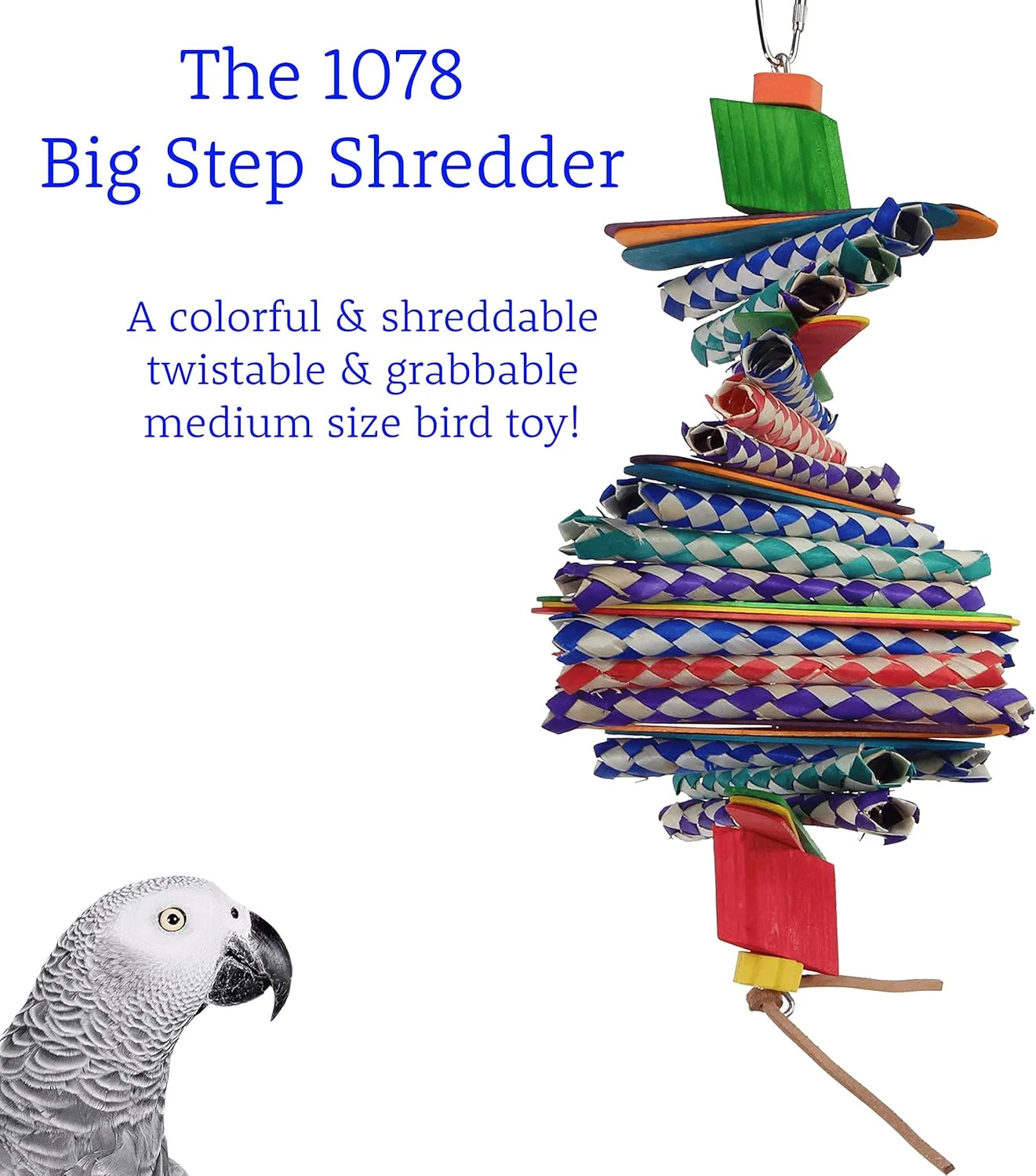 اسباب بازی پرنده بونکا، اسباب بازی خرد کردنی 4 مرحله ای Big Foamy Delight، چند رنگ 1078