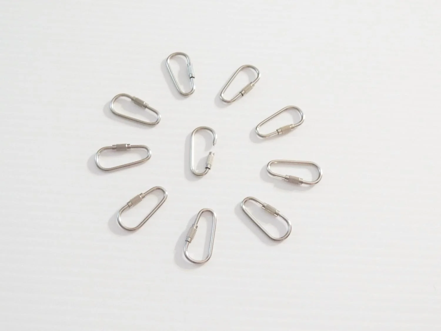 اتصالات گلابی شکل نیکل اندود اسباب بازی پرندگان بونکا مدل Jungle Beaks، 12 عددی، 1 1/8 اینچ