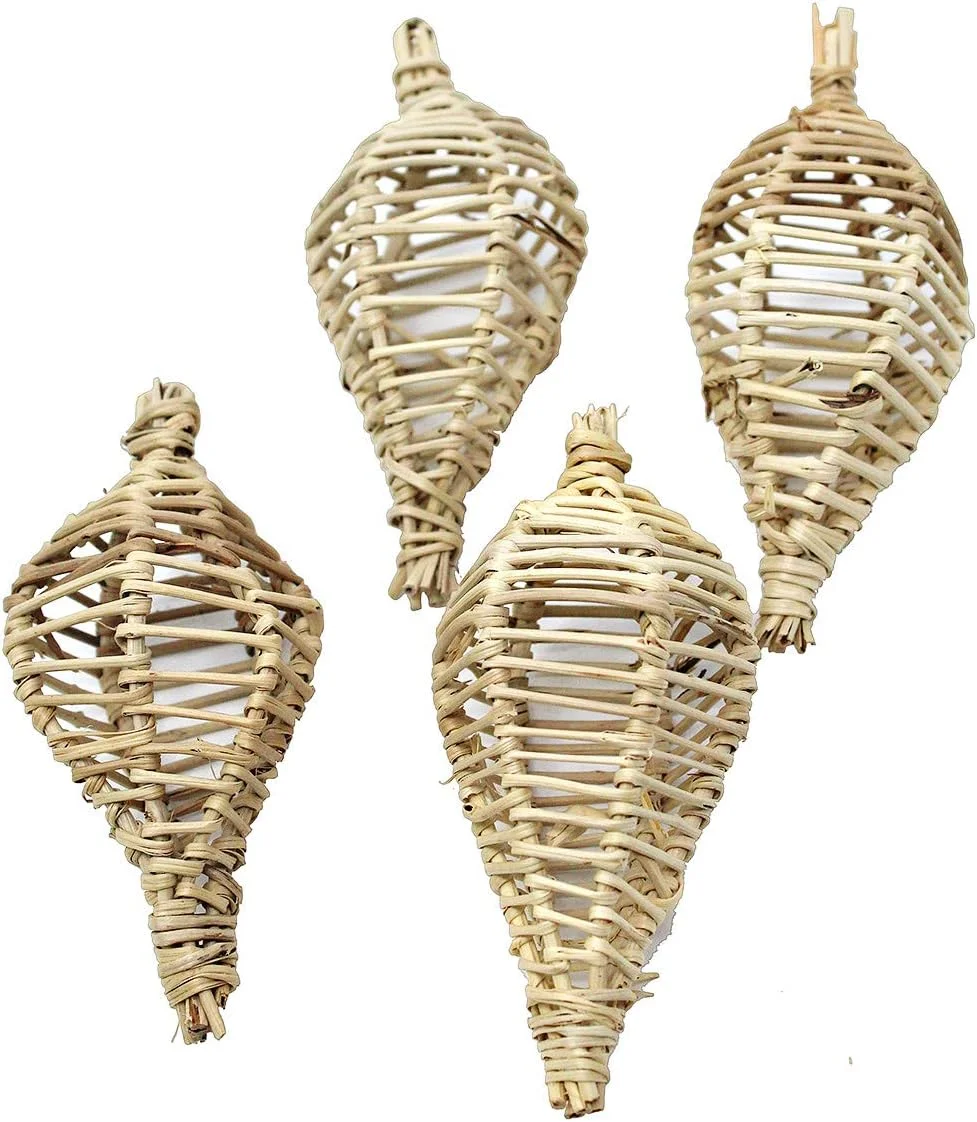 اسباب بازی پرندگان بونکا - 6 عدد فانوس تاک، قطعه اسباب بازی طوطی برای ساخت اسباب بازی های قفسی طوطی، طبیعی و جویدنی اسباب بازی پرندگان بونکا - 6 عدد فانوس تاک، قطعه اسباب بازی طوطی برای ساخت اسباب بازی های قفسی طوطی، طبیعی و جویدنی