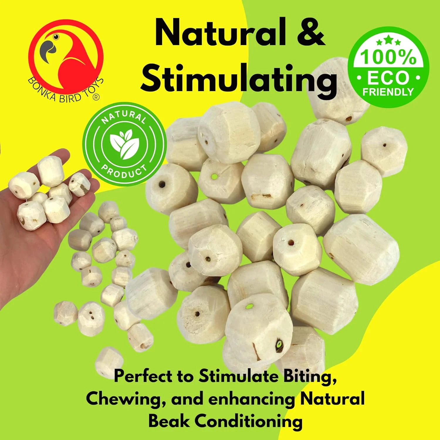 اسباب بازی پرندگان بونکا مدل 3383 بسته 24 عددی سنگ های سولا، قطعه ای برای ساخت اسباب بازی، جویدنی طبیعی و خوراکی برای طوطی برزیلی، عروس هلندی، مرغ عشق و سایر پرندگان با اندازه مشابه اسباب بازی پرندگان بونکا مدل 3383 بسته 24 عددی سنگ های سولا، قطعه ای برای ساخت اسباب بازی، جویدنی طبیعی و خوراکی برای طوطی برزیلی، عروس هلندی، مرغ عشق و سایر پرندگان با اندازه مشابه