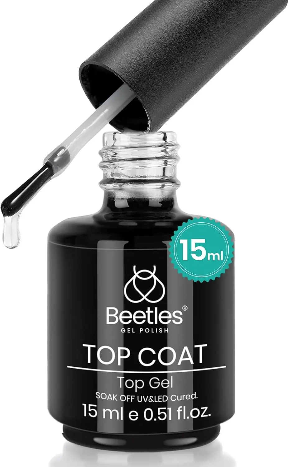 لاک ژل تاپ کت بدون اثر Beetles - لاک ژل تاپ کت رنگ شفاف، با درخشش و ماندگاری بالا، قابل استفاده با دستگاه UV، حجم 15 میلی لیتر، هدیه ای برای دختران لاک ژل تاپ کت بدون اثر Beetles - لاک ژل تاپ کت رنگ شفاف، با درخشش و ماندگاری بالا، قابل استفاده با دستگاه UV، حجم 15 میلی لیتر، هدیه ای برای دختران