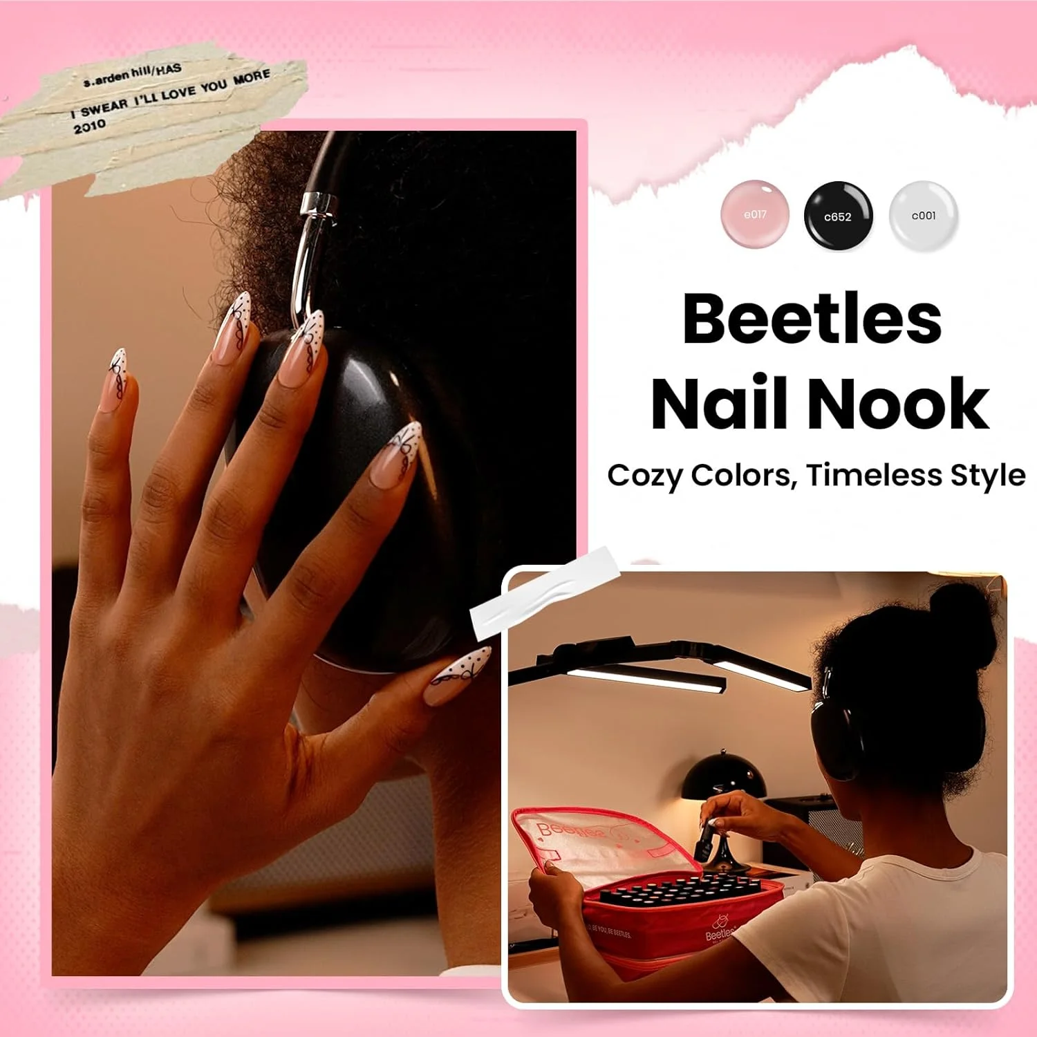 ست لاک ژل بیتلز، 119 تکه شامل 100 رنگ لاک ژل، بیس کت براق و مات، تاپ کت اکلیلی، نئون، اکلیلی، صدفی، چشم گربه ای، سفید، قرمز، صورتی، لاک ناخن رنگ بدن، هدیه ای برای خانم ها، 100 رنگ استایل بی نهایت بیتلز