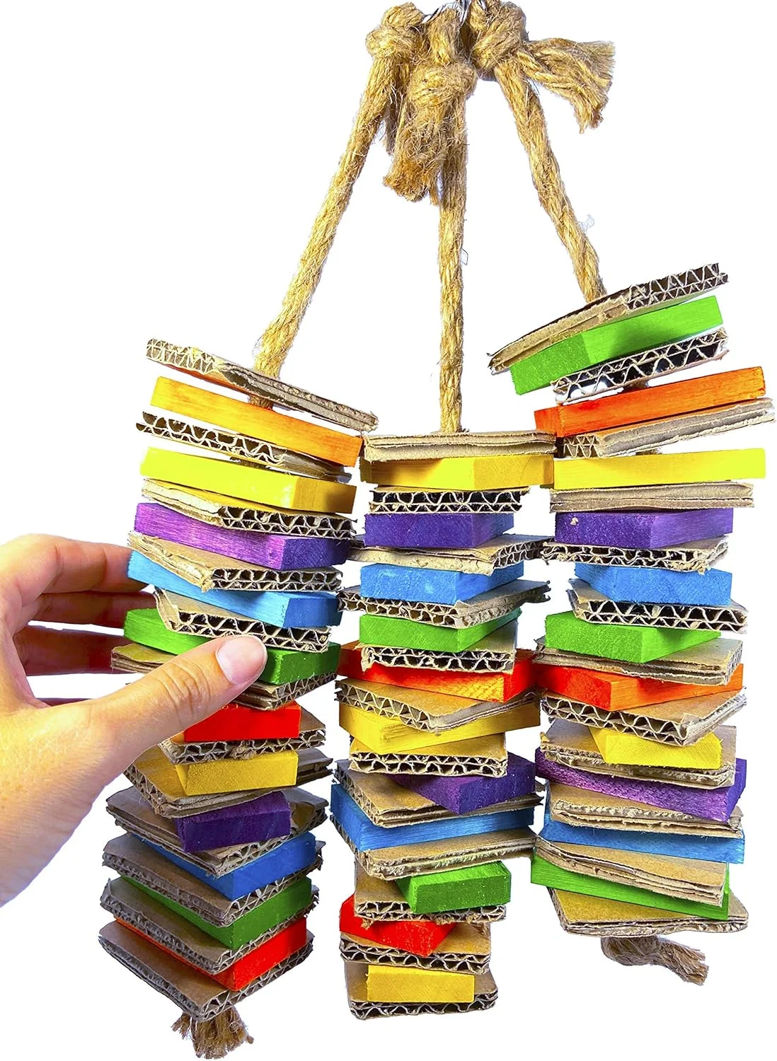 اسباب بازی پرندگان Birds LOVE مدل Chew-Tastic Triple Tower of Shredded Fun، مناسب برای طوطی خاکستری آفریقایی، سان کانور، کایک، سنگال، کاکادوهای کوچک، کوآکر و پرندگان کوچک تا متوسط مشابه اسباب بازی پرندگان Birds LOVE مدل Chew-Tastic Triple Tower of Shredded Fun، مناسب برای طوطی خاکستری آفریقایی، سان کانور، کایک، سنگال، کاکادوهای کوچک، کوآکر و پرندگان کوچک تا متوسط مشابه