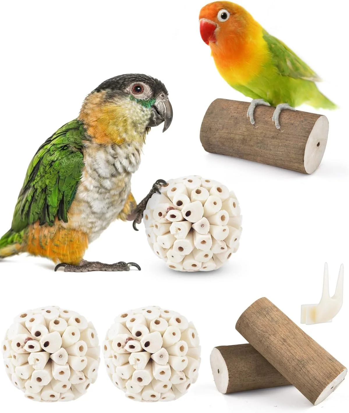 بیساپ مجموعه 7 عددی اسباب بازی کوچک طوطی، توپ های سولای طبیعی، چوب های سولای پوست، اسباب بازی جویدنی طوطی، توپ های پایی پرنده برای عروس هلندی، کانور، کاکادو، مرغ عشق، فنچ، قفس طوطی، اسباب بازی های گاز گرفتنی بیساپ مجموعه 7 عددی اسباب بازی کوچک طوطی، توپ های سولای طبیعی، چوب های سولای پوست، اسباب بازی جویدنی طوطی، توپ های پایی پرنده برای عروس هلندی، کانور، کاکادو، مرغ عشق، فنچ، قفس طوطی، اسباب بازی های گاز گرفتنی