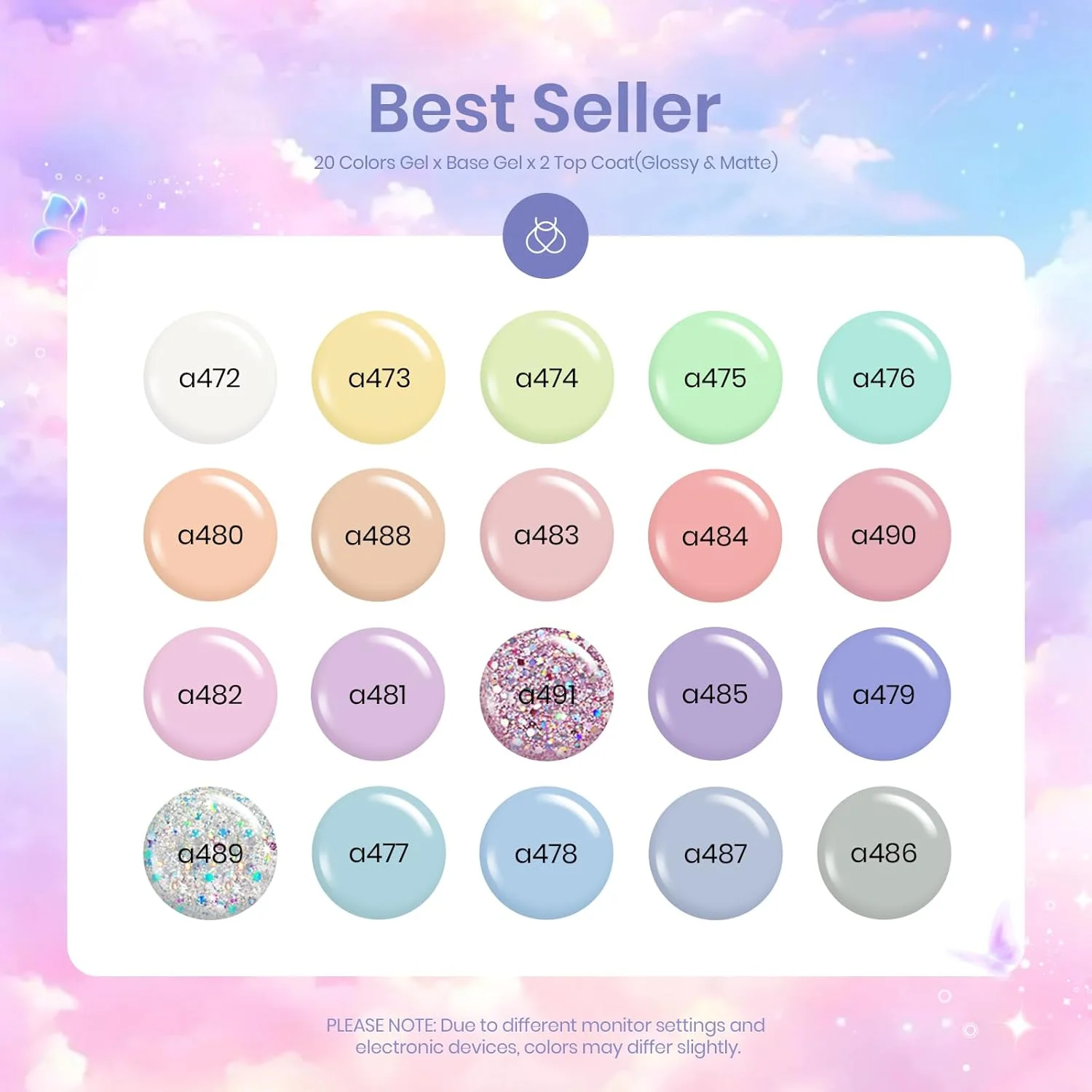 ست لاک ژل 20 عددی beetles با پوشش براق و مات و بیس کت - مجموعه رنگ های پاستیلی بهشتی دخترانه، رنگ های براق هنر ناخن، رنگ های اکلیلی جامد، بازگشت به مدرسه، هدیه ناخن ست لاک ژل 20 عددی beetles با پوشش براق و مات و بیس کت - مجموعه رنگ های پاستیلی بهشتی دخترانه، رنگ های براق هنر ناخن، رنگ های اکلیلی جامد، بازگشت به مدرسه، هدیه ناخن