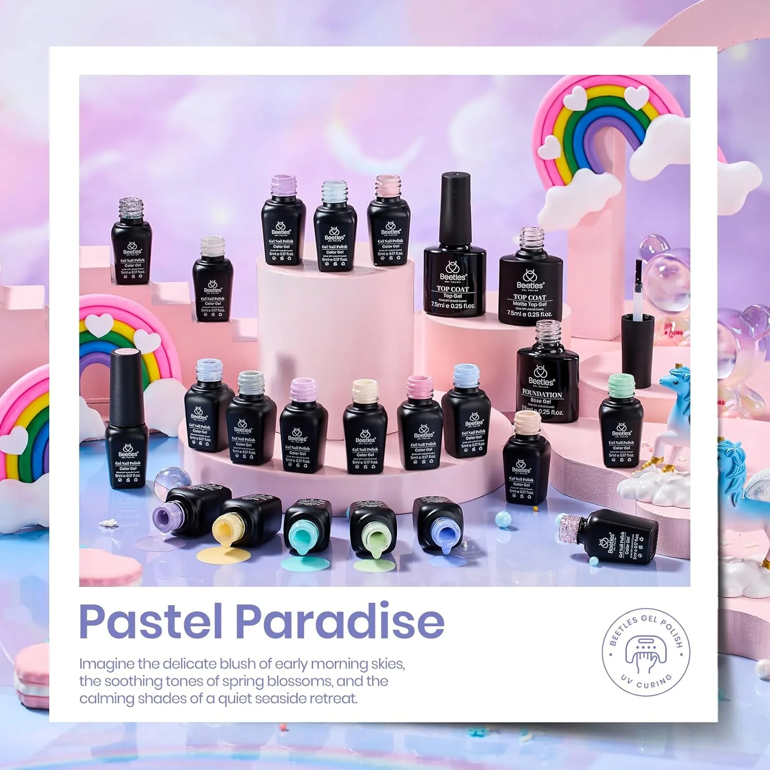 ست لاک ژل 20 عددی beetles با پوشش براق و مات و بیس کت - مجموعه رنگ های پاستیلی بهشتی دخترانه، رنگ های براق هنر ناخن، رنگ های اکلیلی جامد، بازگشت به مدرسه، هدیه ناخن ست لاک ژل 20 عددی beetles با پوشش براق و مات و بیس کت - مجموعه رنگ های پاستیلی بهشتی دخترانه، رنگ های براق هنر ناخن، رنگ های اکلیلی جامد، بازگشت به مدرسه، هدیه ناخن