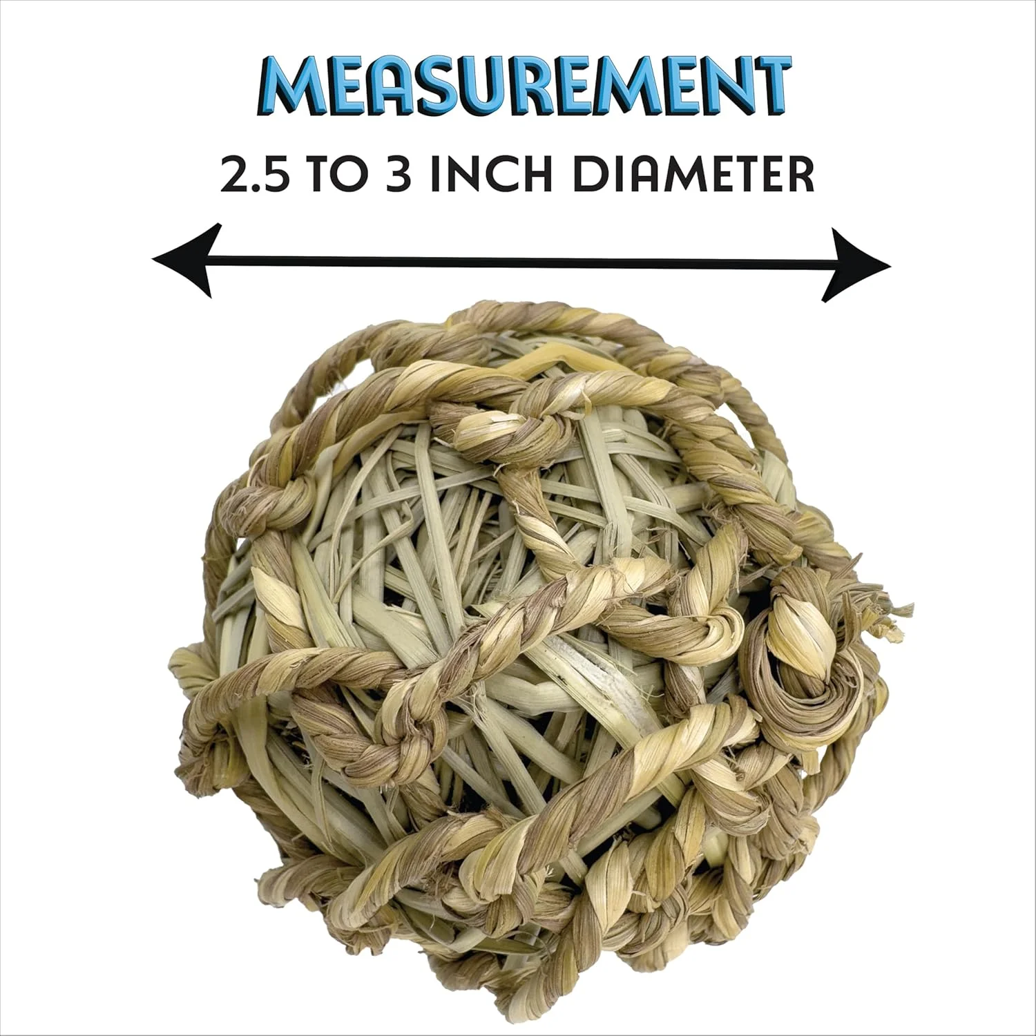 توپ های جویدنی علف دریایی 5019 بسته 12 عددی - اسباب بازی های طبیعی دست بافت برای جستجو و جویدن طوطی ها - اسباب بازی های خرد کردنی برای پای پرندگان - اسباب بازی های غنی سازی و قفس برای پرندگان کوچک و متوسط - ساخته شده با نوارهای علف دریایی طبیعی