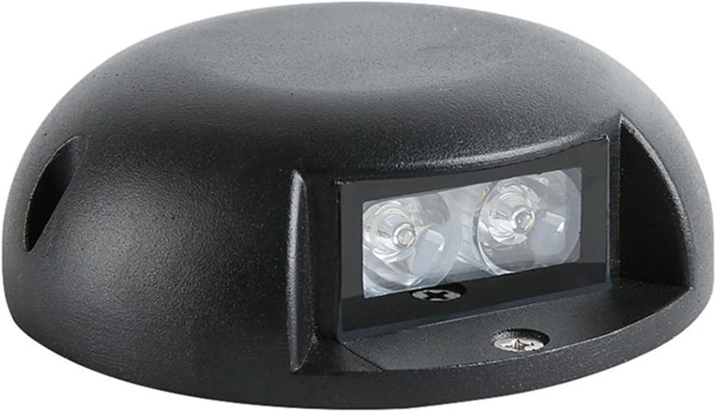چراغ LED زیرزمینی، چراغ دیواری، چراغ های عرشه ولتاژ پایین IP65 ضد آب، نورپردازی محوطه برای پل فضای باز، باغ، میدان (سفید گرم 2 وات)