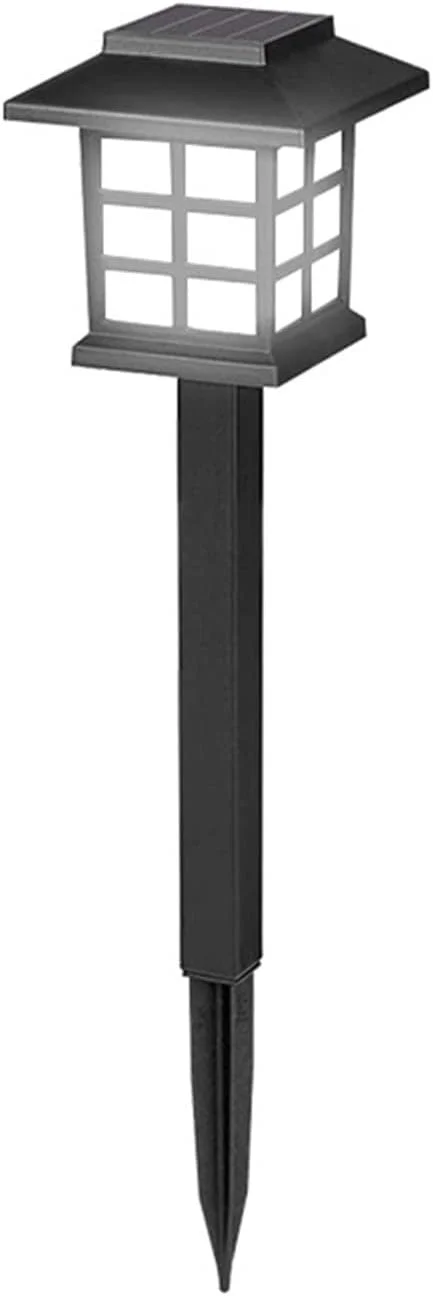 چراغ محوطه بیرونی SKEPPY، چراغ های LED خورشیدی ضد آب برای مسیر باغ، چراغ های خیابانی تزئینی برای محوطه، چمن، روشنایی مسیر پیاده رو، چراغ های خیابانی خورشیدی حیاط (نور سفید)