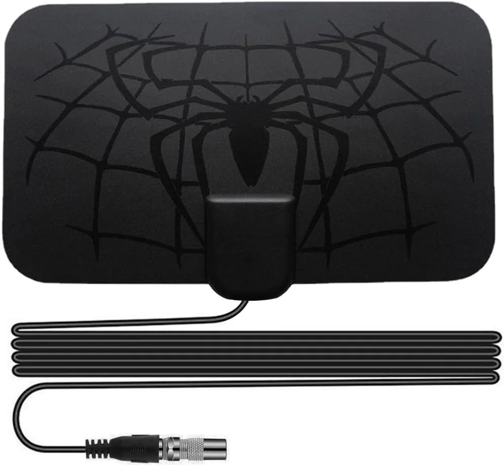 آنتن تلویزیون برای تلویزیون های هوشمند و قدیمی، آنتن HD با دریافت 360 درجه، آنتن تلویزیون دیجیتال برای کانال های محلی، پشتیبانی از 4K 1080P، نصب آسان و سبک