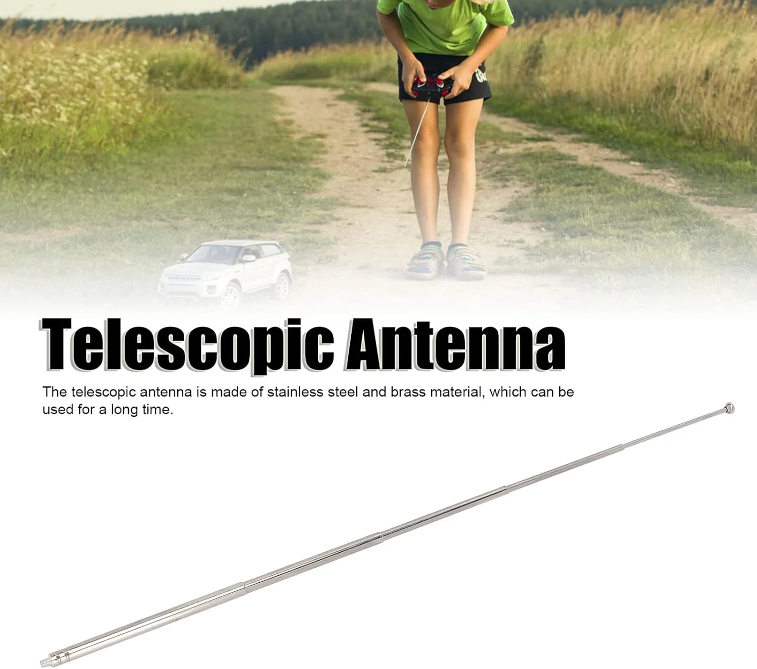 آنتن تلسکوپی Yunseity، رزوه نری M3، اندازه 8 تا 30 سانتی متر، 5 قسمتی، آنتن هوایی تلسکوپی قابل حمل رادیویی، جایگزین برای تلویزیون، رادیو، اسباب بازی برقی، لامپ کنترل از راه دور، VCD آنتن تلسکوپی Yunseity، رزوه نری M3، اندازه 8 تا 30 سانتی متر، 5 قسمتی، آنتن هوایی تلسکوپی قابل حمل رادیویی، جایگزین برای تلویزیون، رادیو، اسباب بازی برقی، لامپ کنترل از راه دور، VCD