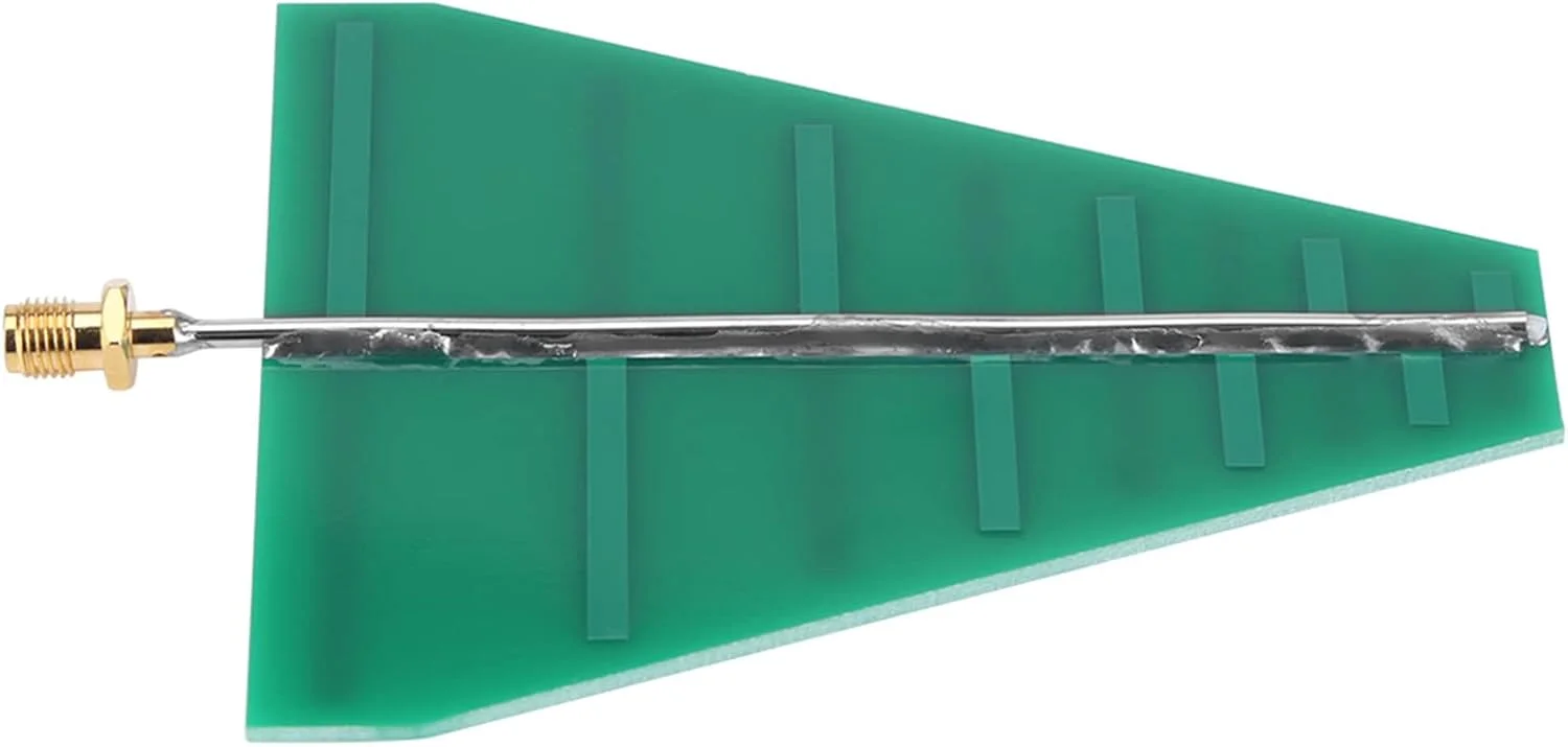 آنتن RF جهت دار 1.35-9.5GHz UWB آنتن لگاریتمی دوره ای با کانکتور SMA برای کاربردهای صنعتی