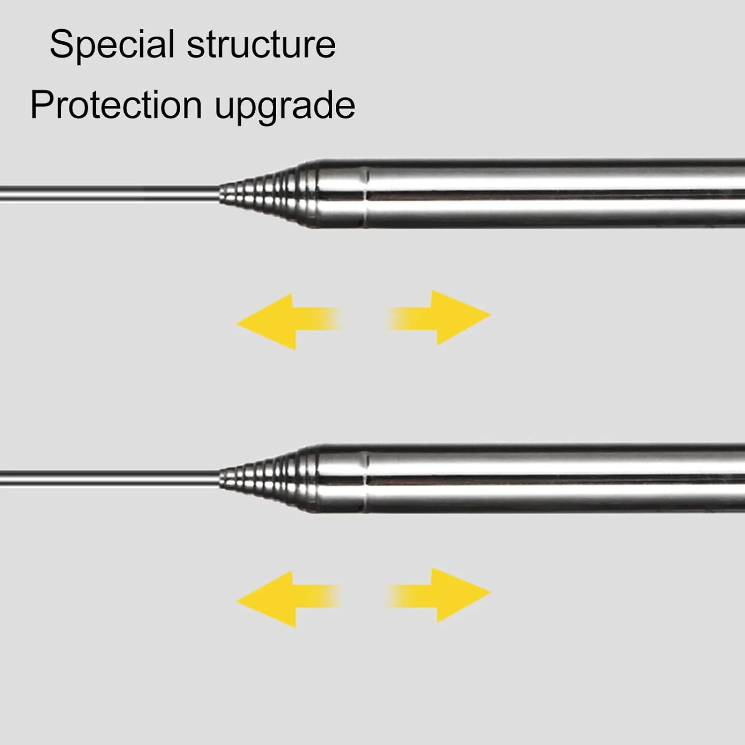 آنتن تلسکوپی فولادی ضد زنگ انعطاف پذیر و جمع و جور 14 قسمتی 5.6 متری، آنتن رادیویی DIY با رابط M10، جایگزین برای مجیکال